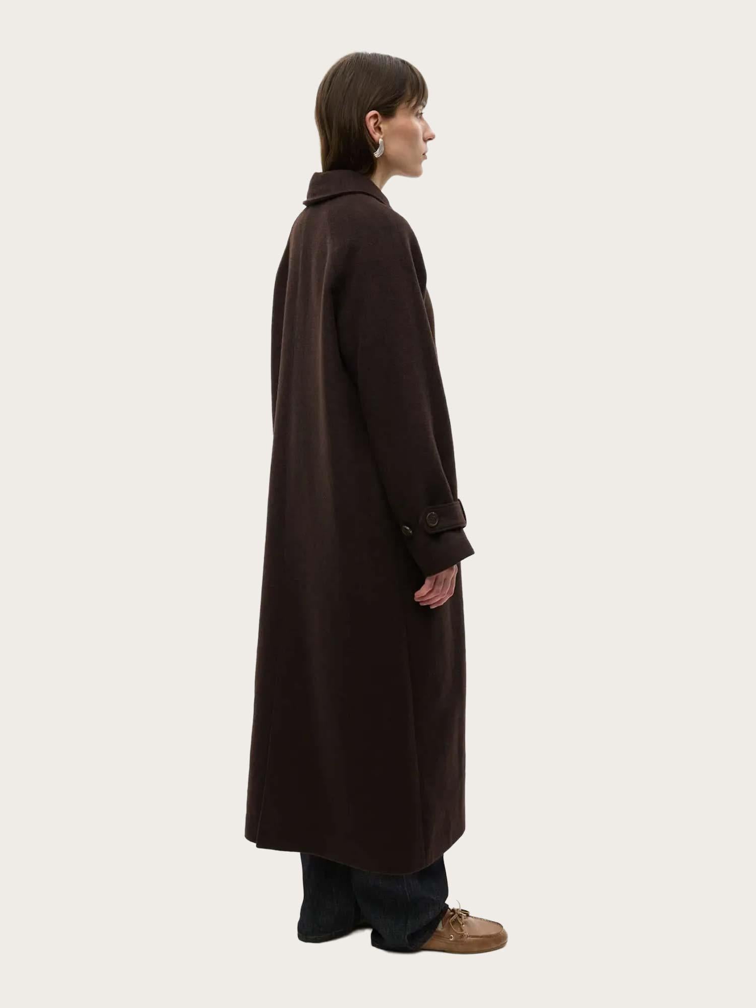 Enseneca Wool Jacket - Chocolate Torte Mel