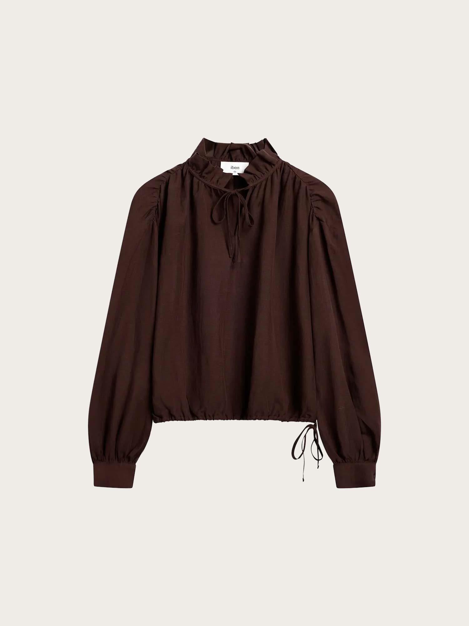 Brooke Blouse - Cocoa Brown