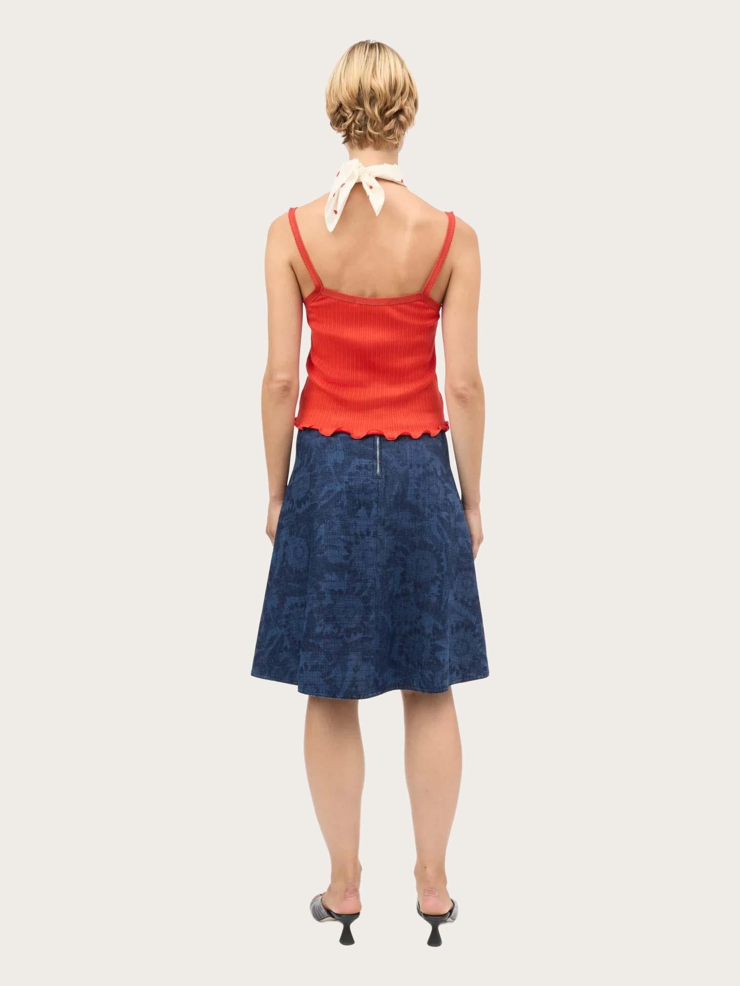 Pointella Trilla Top - Fiery Red