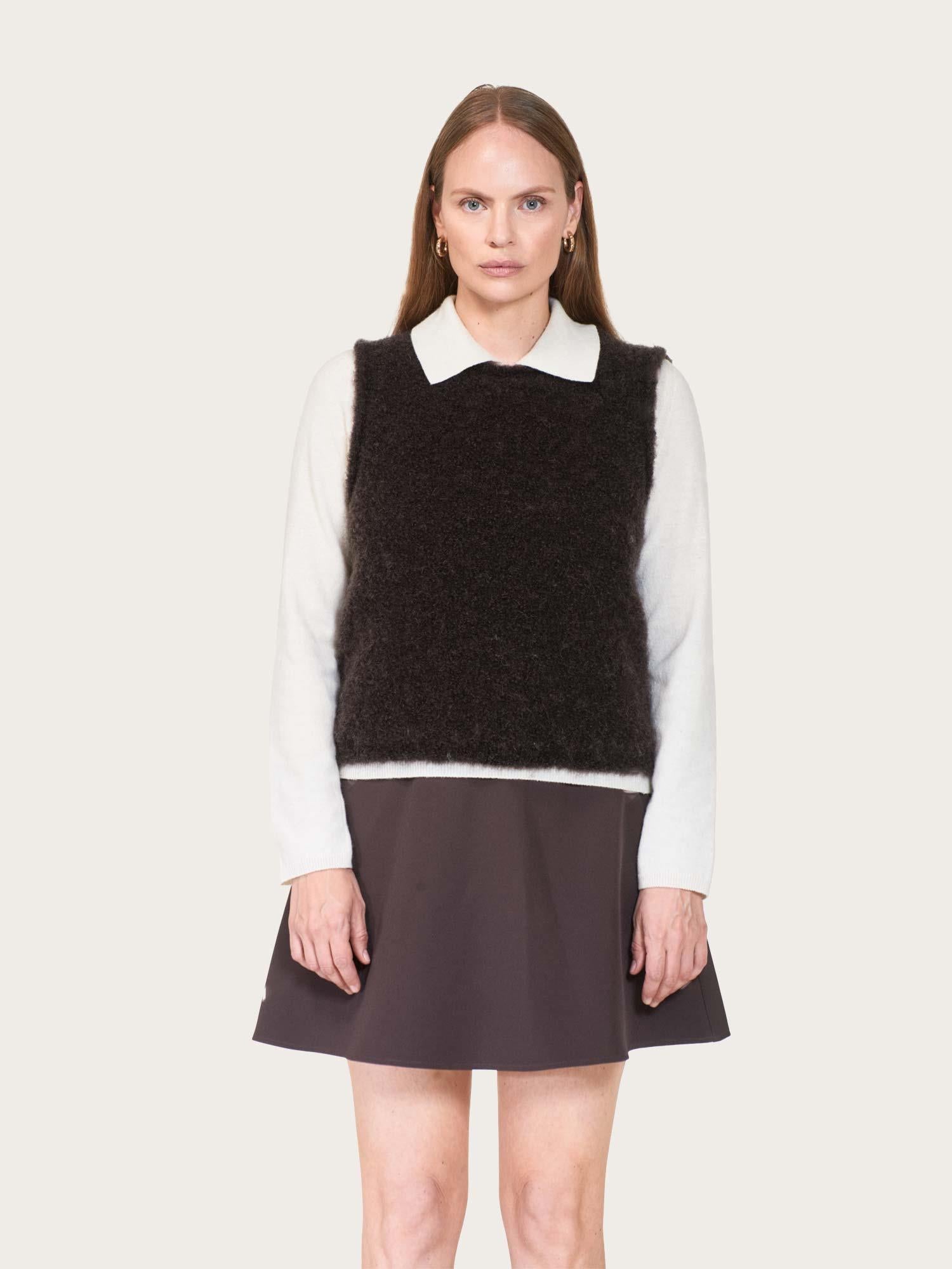 Crystal Vest - Dk Brown