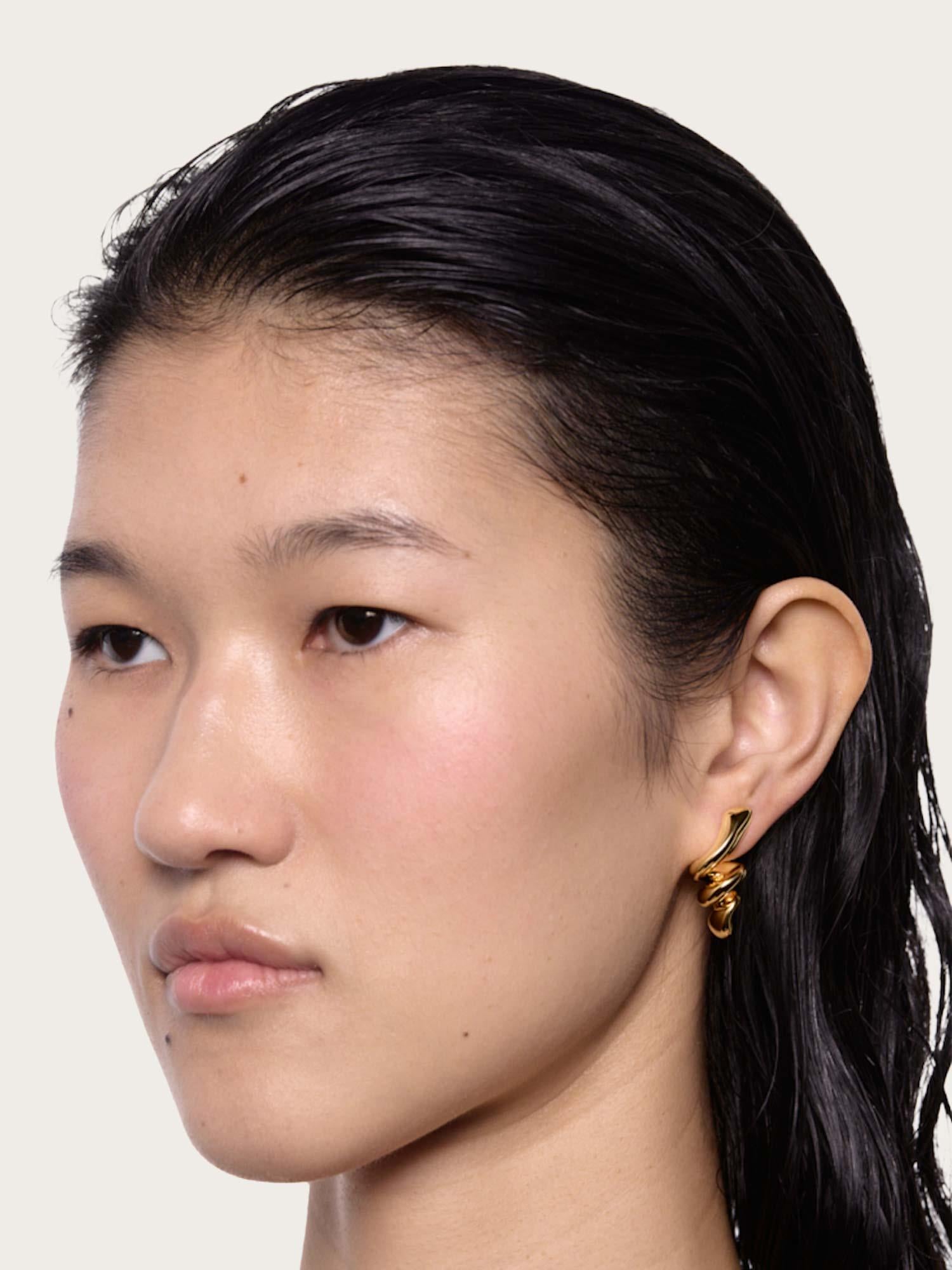 Coil Earring Small - Gold