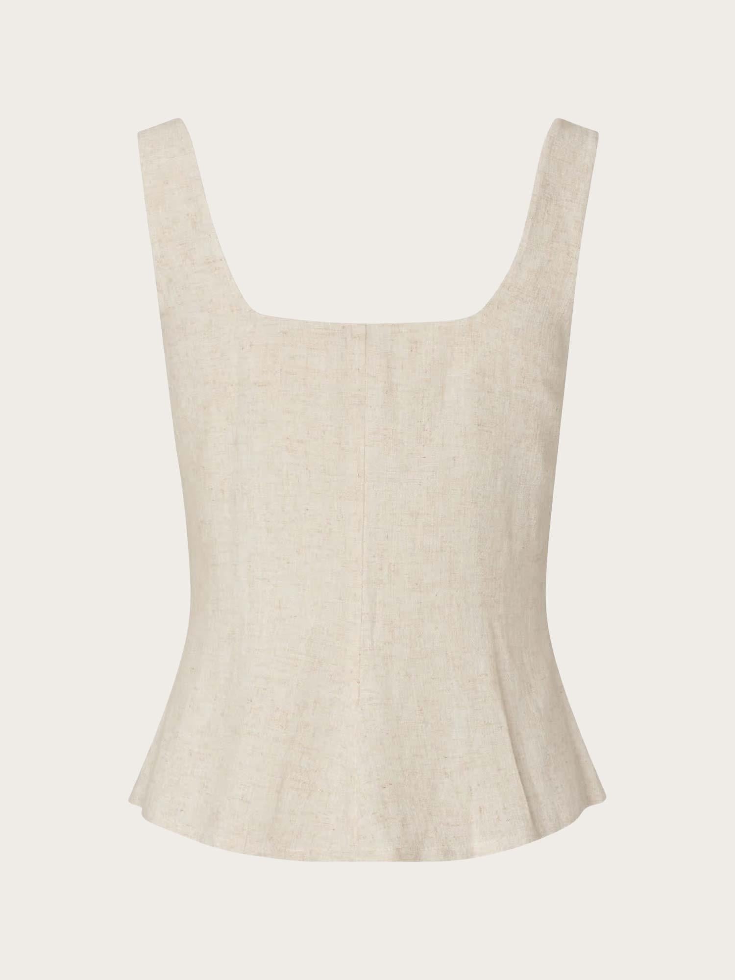 Enkeely Top - Light Sand Melange