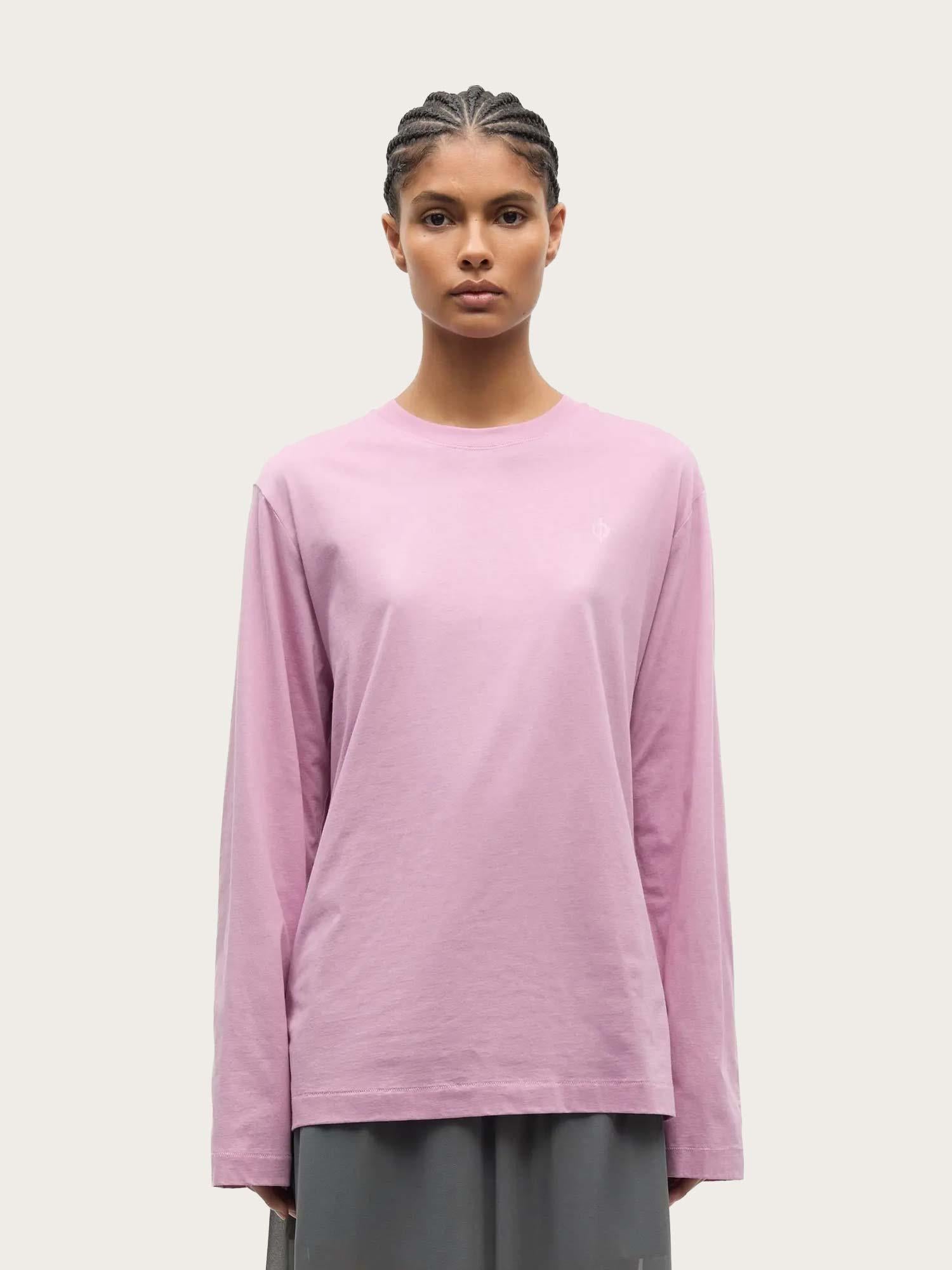 Sadove ls T-Shirt - Orchid Stamp