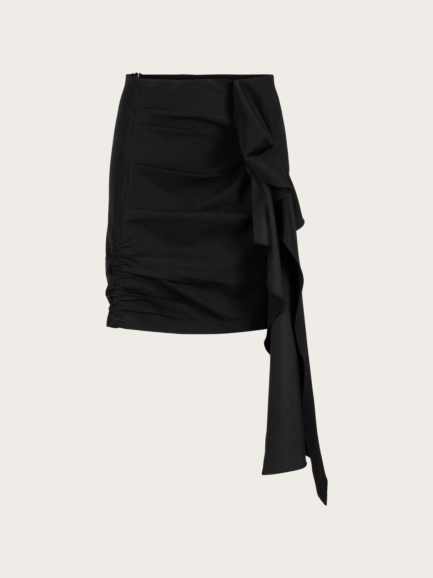 Air Chambray Skirt - Black