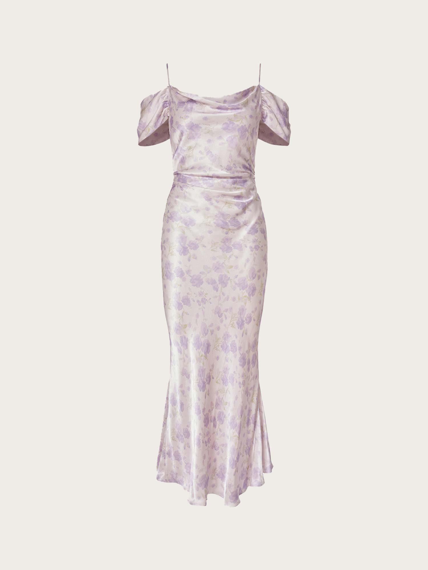 Lyra Dress - Lilac Jasmine Print