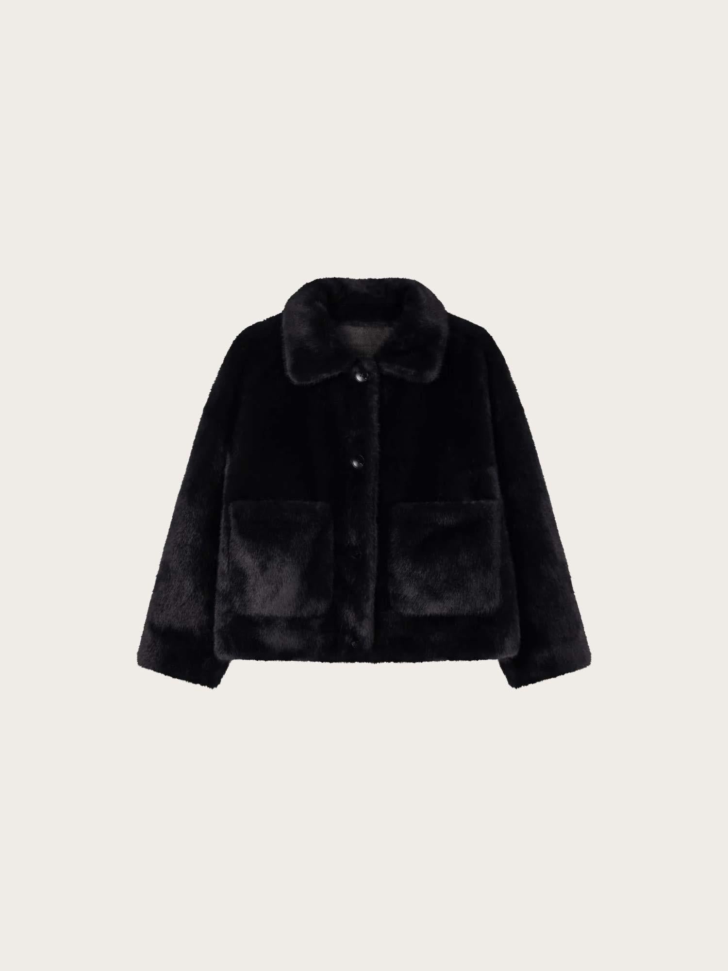 Faje Faux Mink - D.Grey