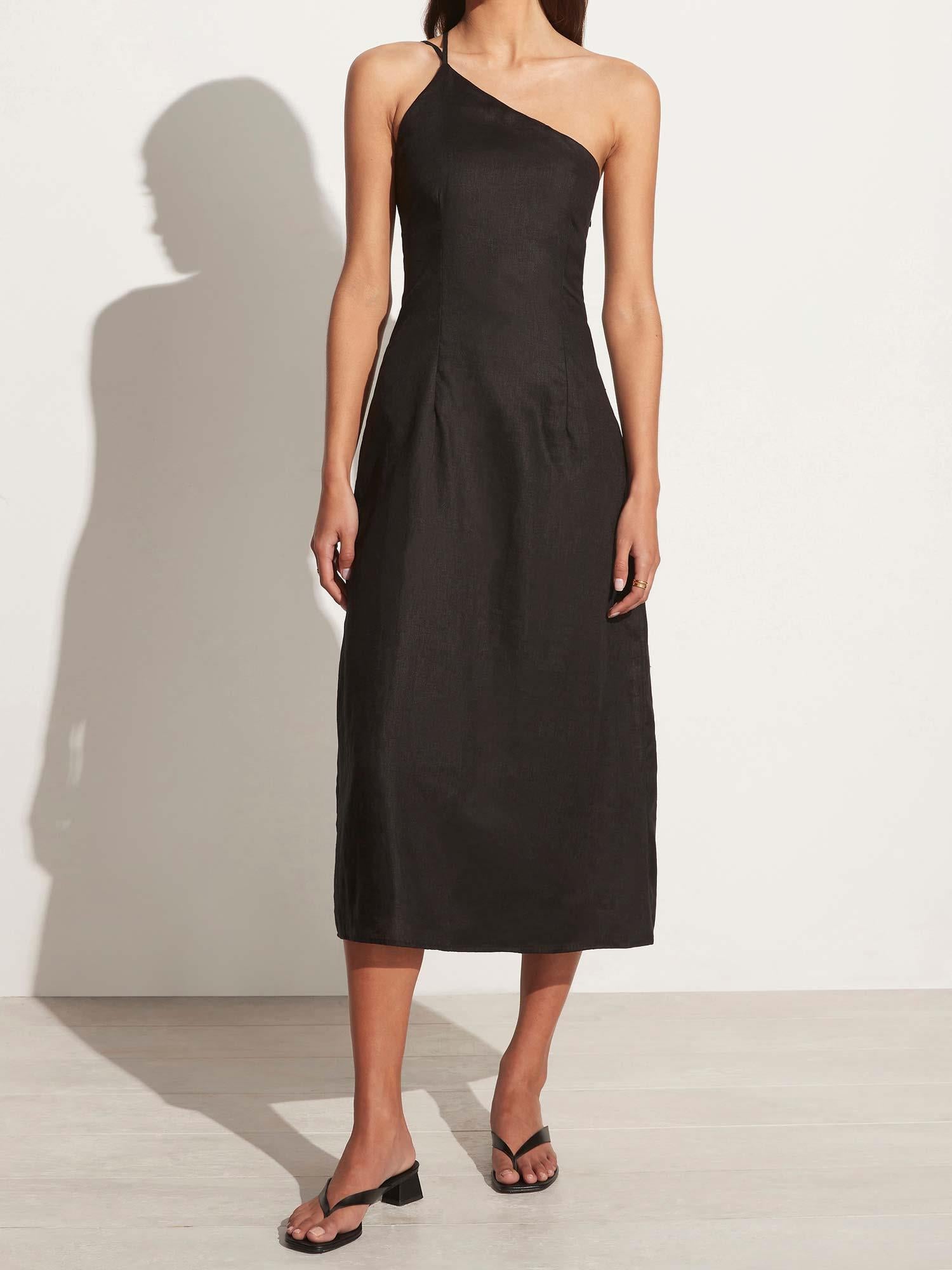 Soko Midi Dress - Black