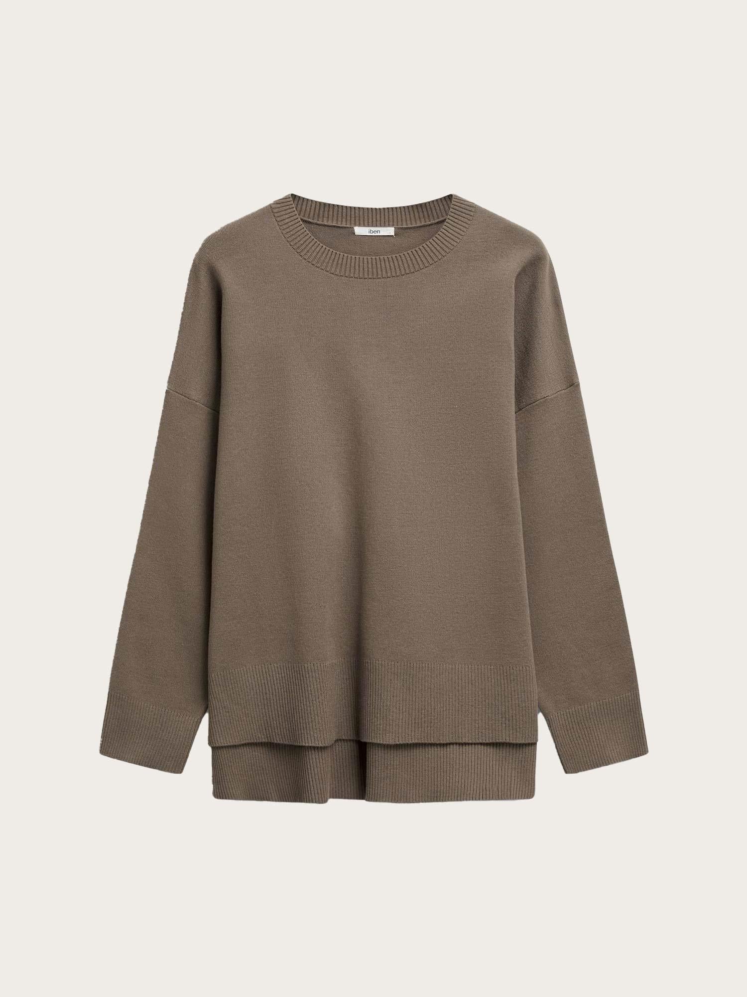 Serge Roundneck Sweater - Taupe