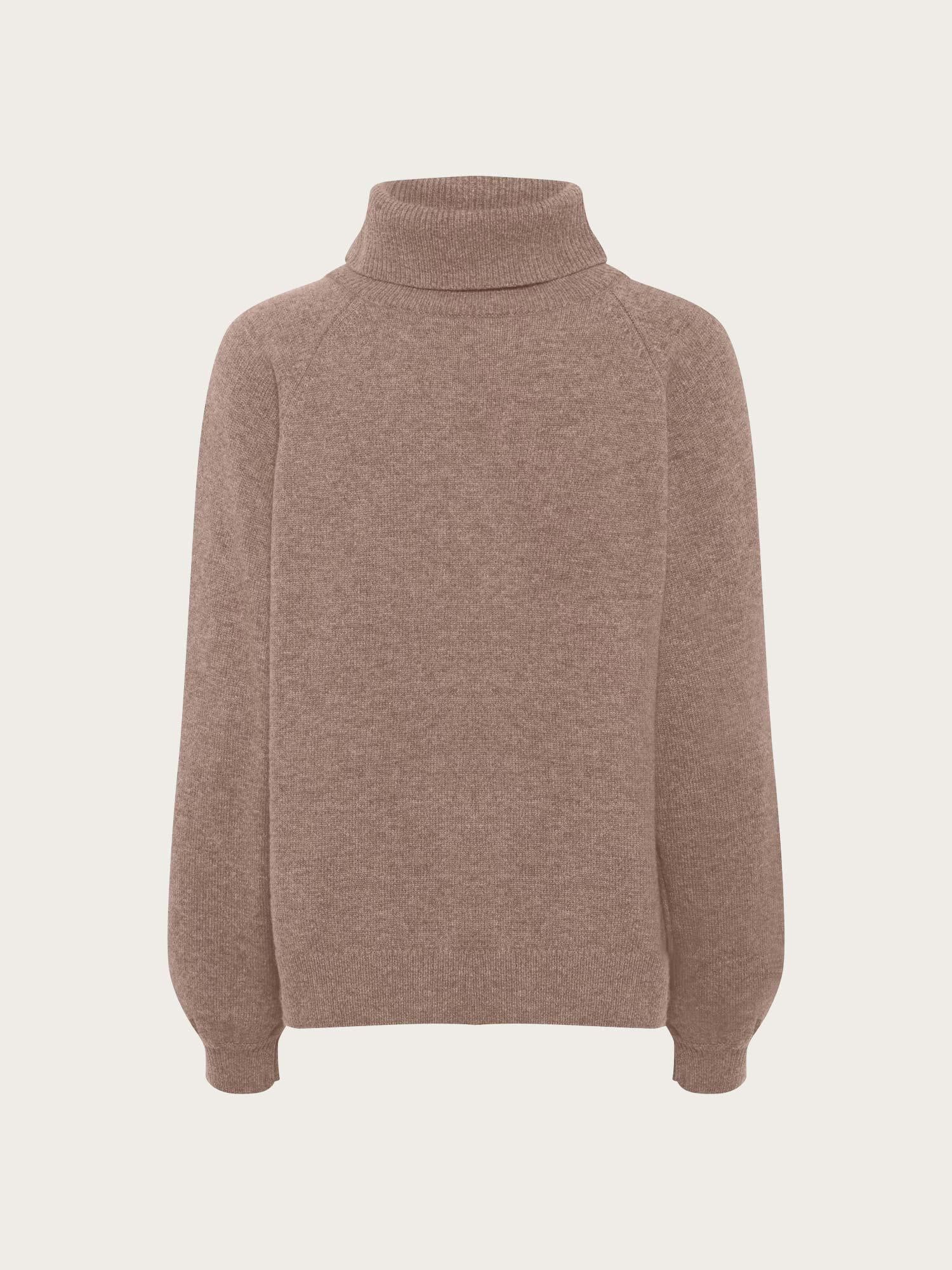 Manzi Wool Rollneck - Chestnut Melange