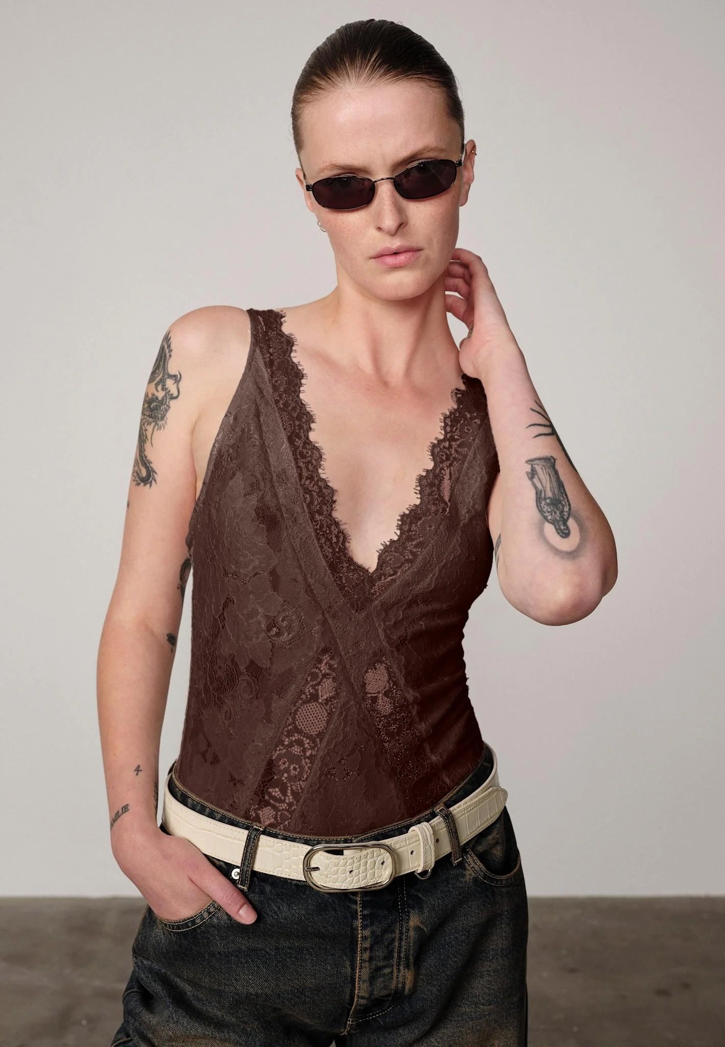 Johannes Bodystocking - Java Brown