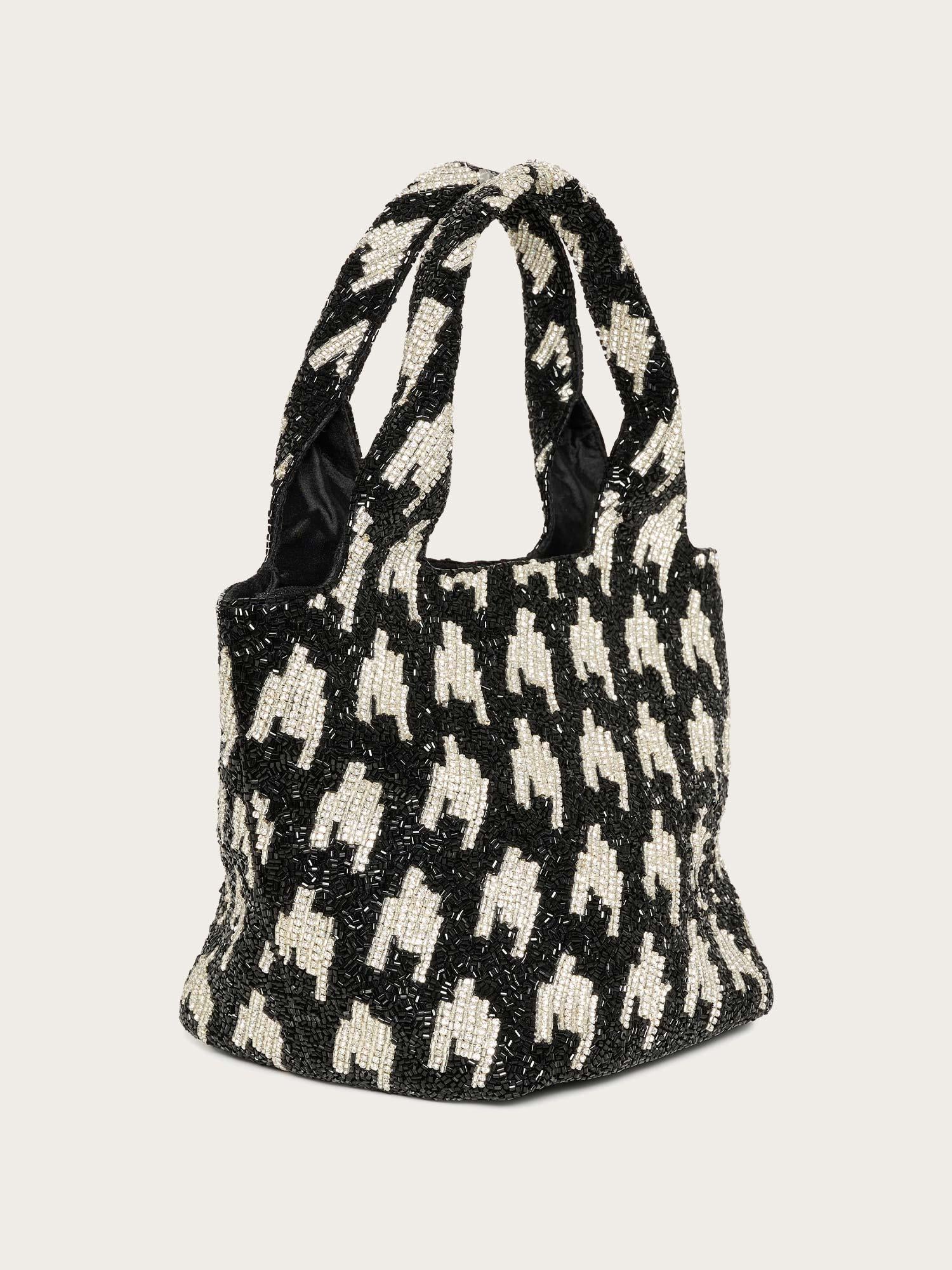 Rhinna Bag - Black/Silver Glitter