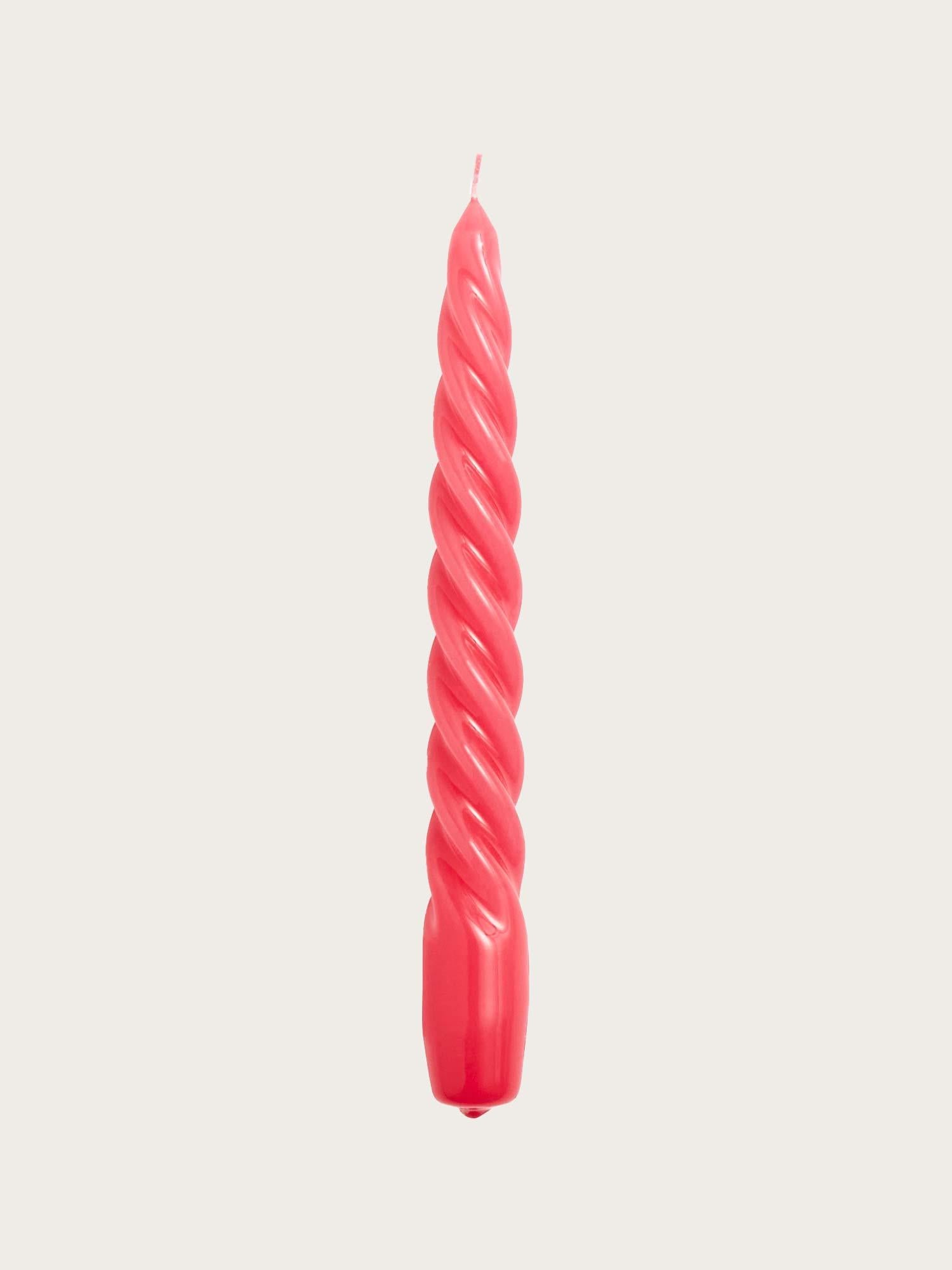 Candle Twist Long - Raspberry