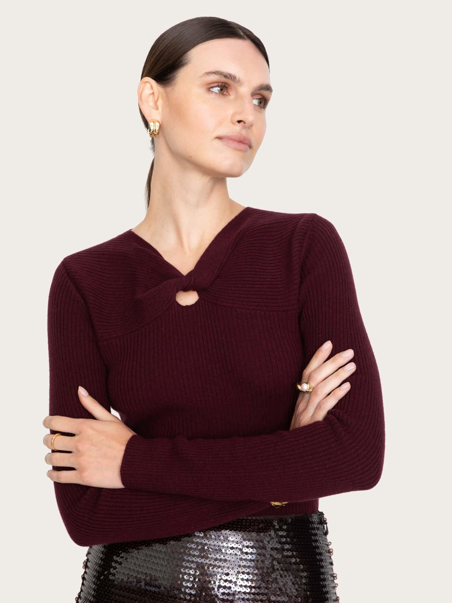 Melody Knit - Bordeaux