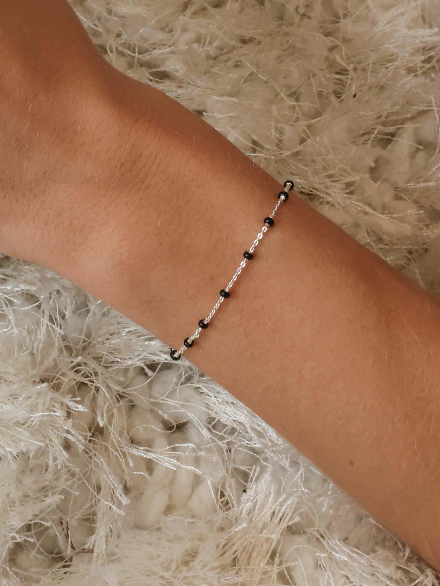 Bracelet Lola Silver - Black