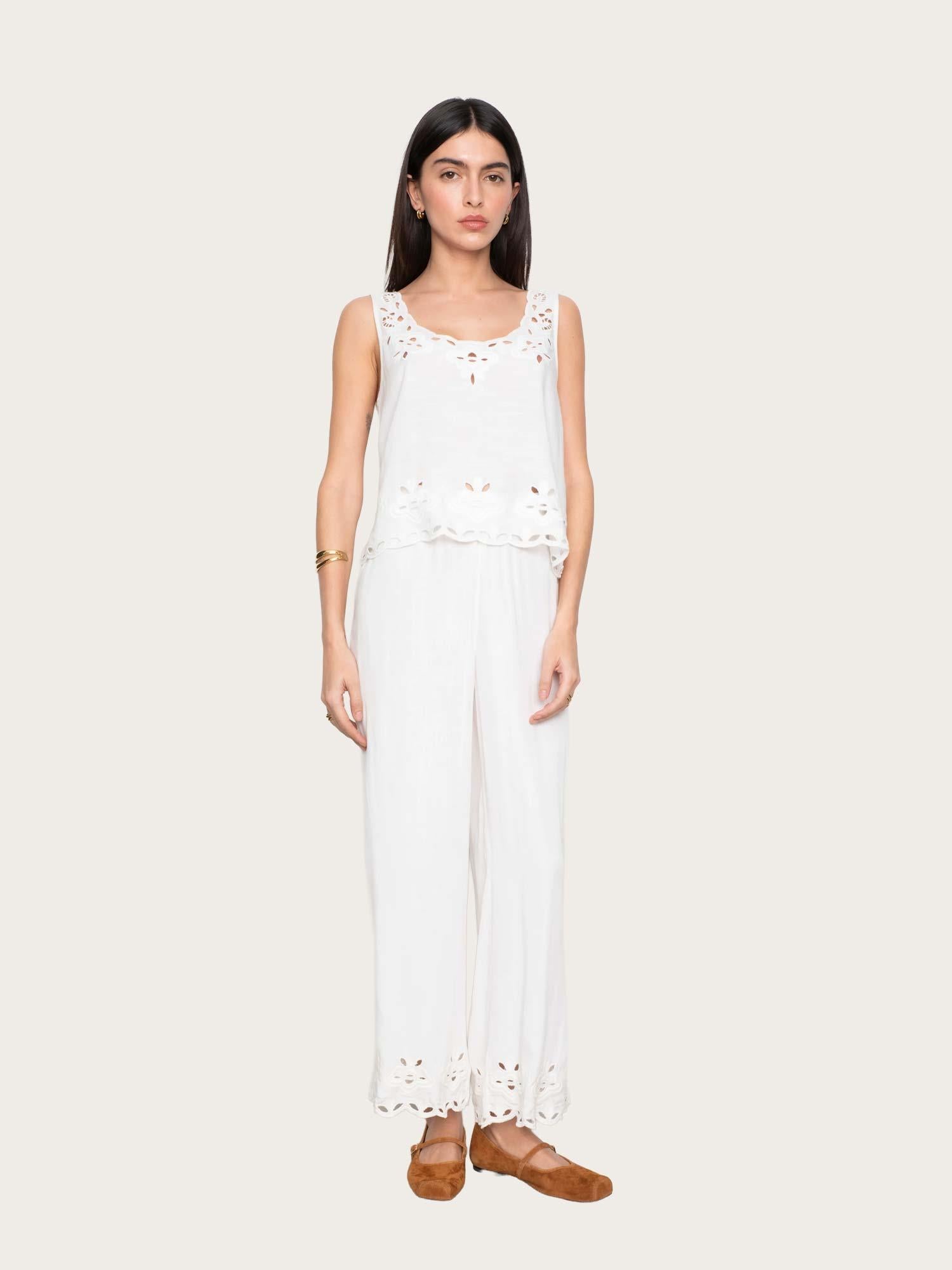 Everly Trouser - White