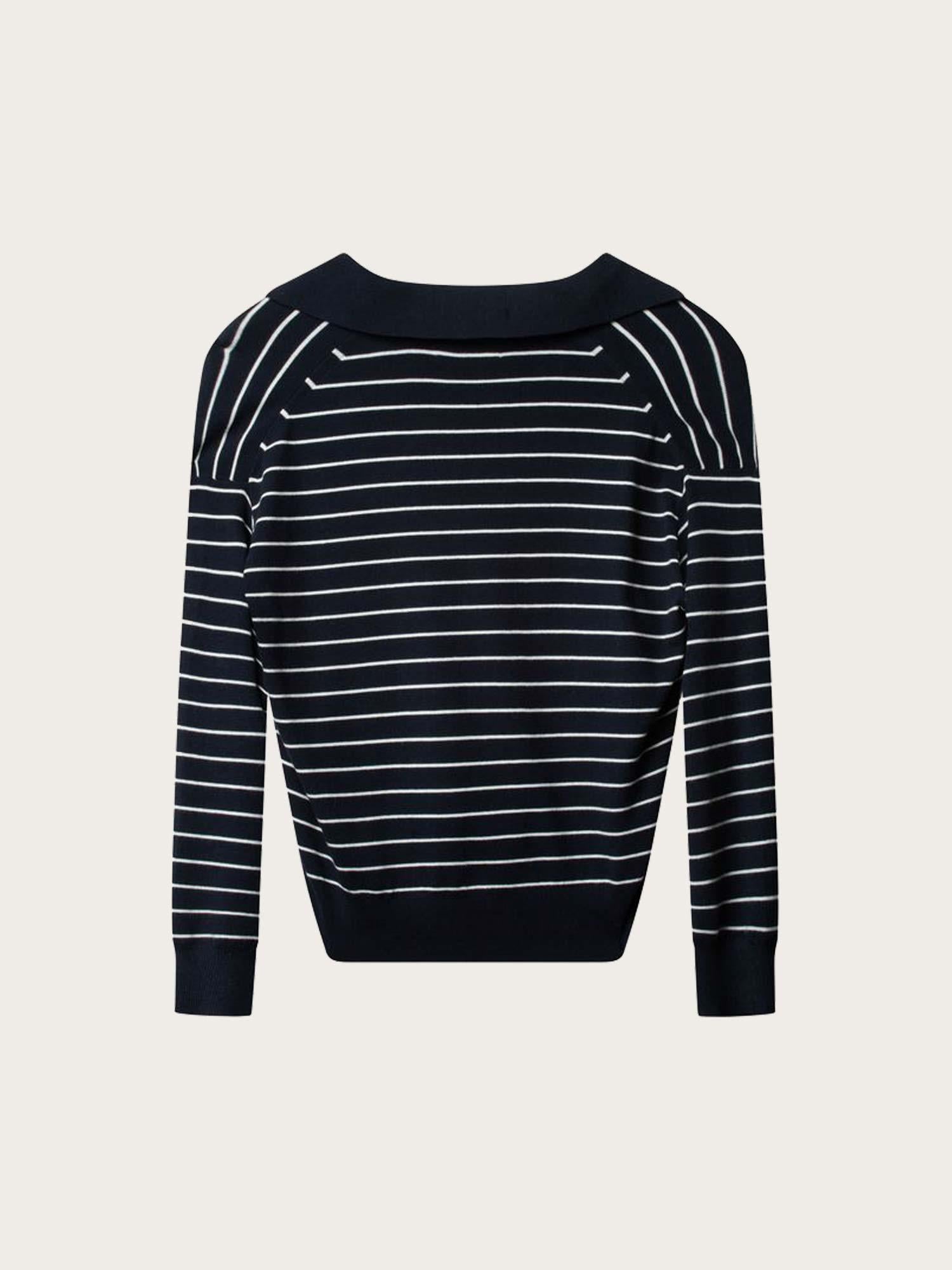 Les Stripe - Dk Navy/Offwhite
