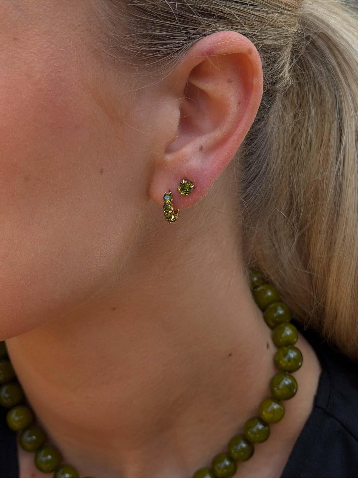 Olive Ora Huggie 3mm - Gold
