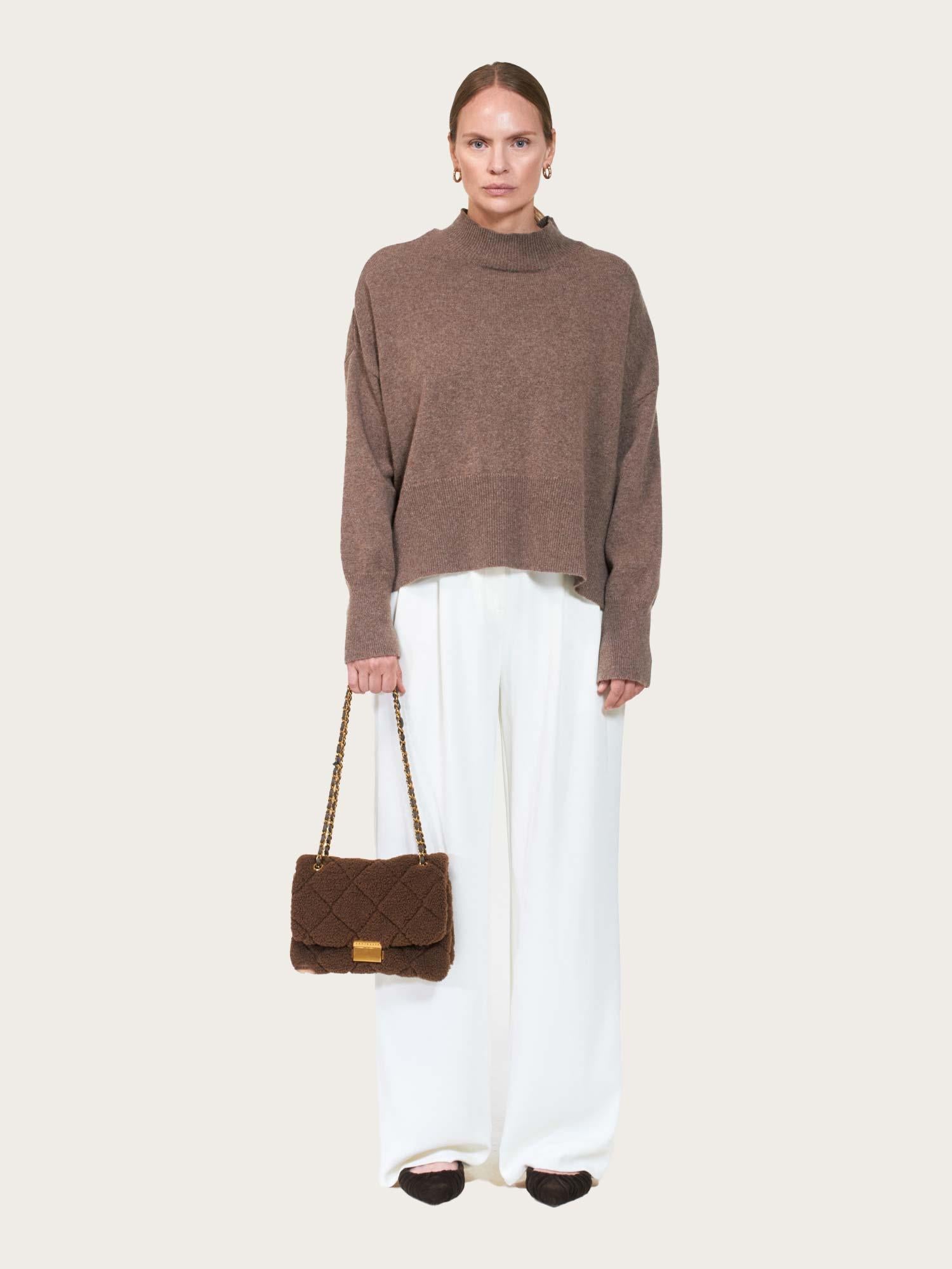 Mandy Sweater - Lt Beige Melange