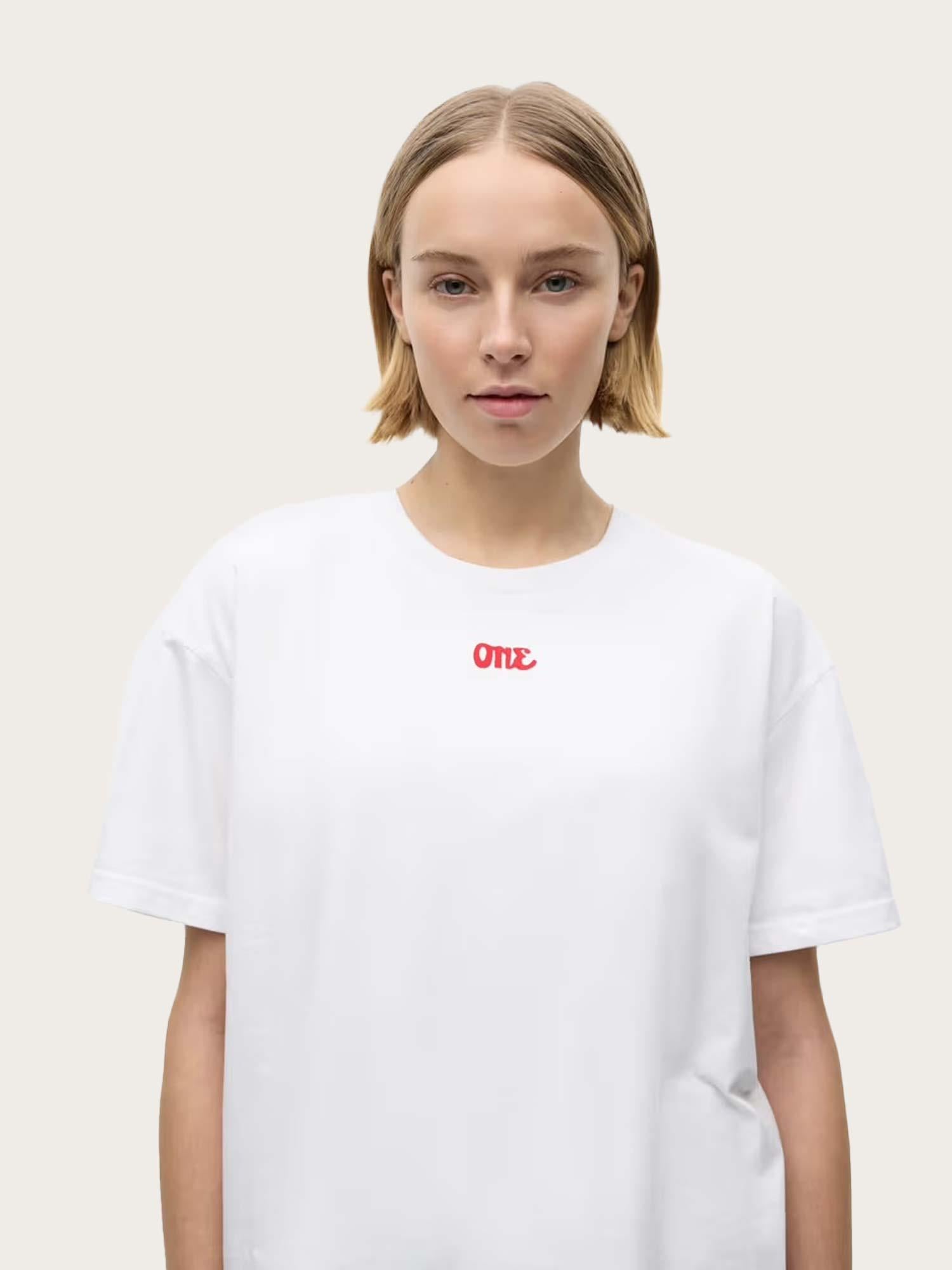 Enkulla ss Tee - White One Love