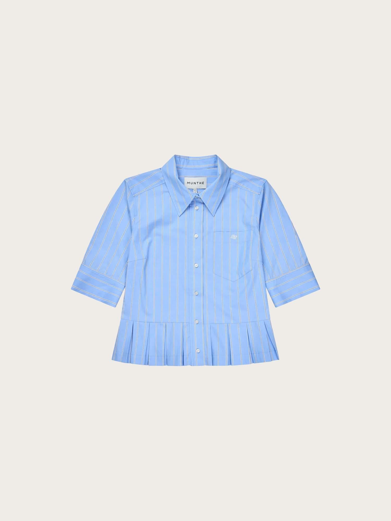 Nuria Blouse - Stripe Blue