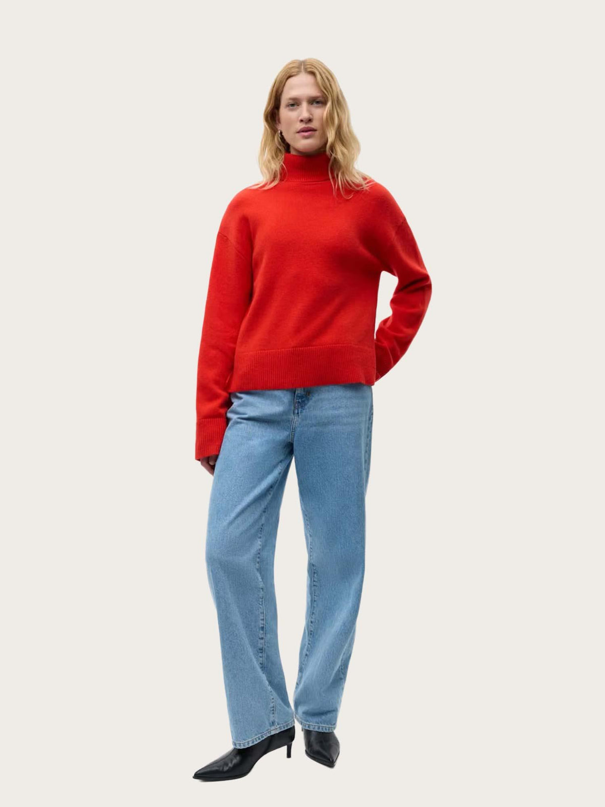 Enelise Knit - Fiery Red