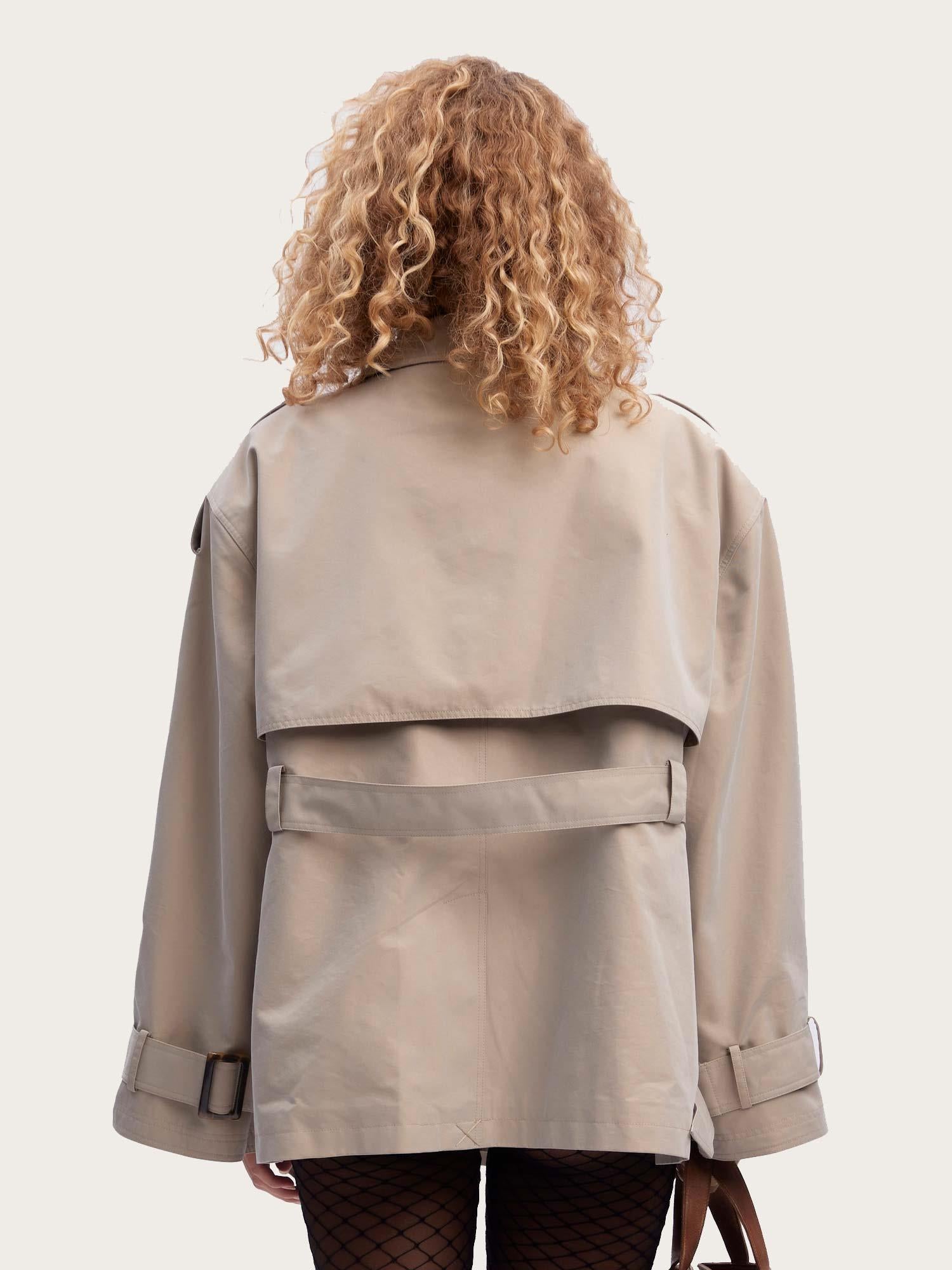 Birdie OZ Short Trenchcoat - Sand Trench