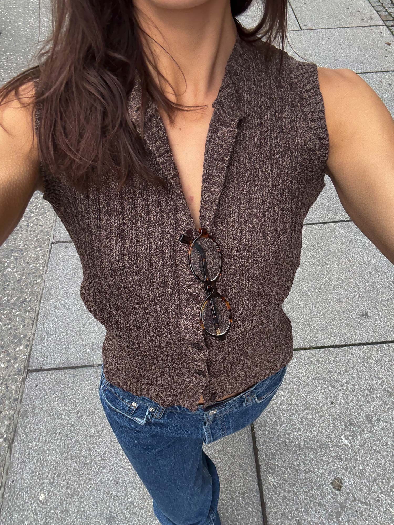 Endysis o-n Vest - Chocolate Brindle