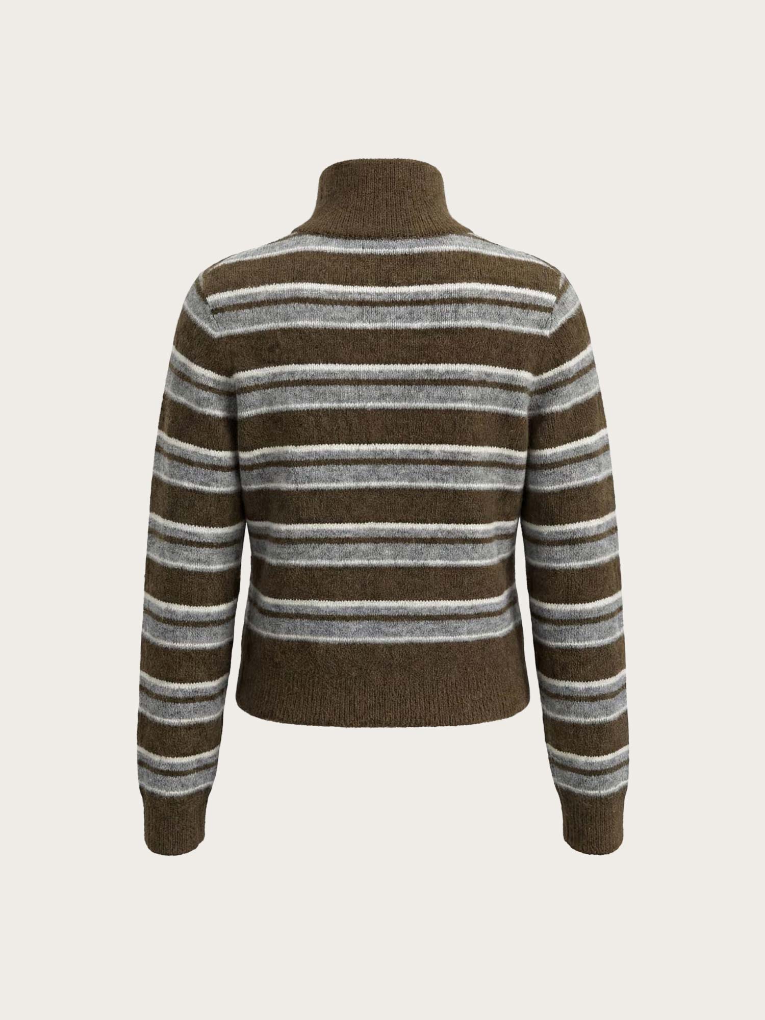 Enbessie Ls Cardigan - Olive Stripe