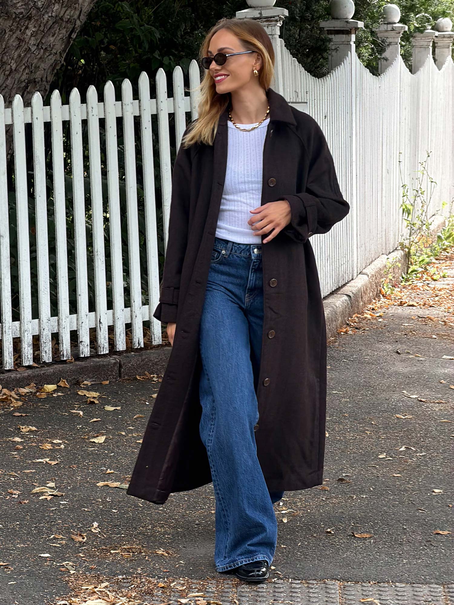 Enseneca Wool Jacket - Chocolate Torte Mel