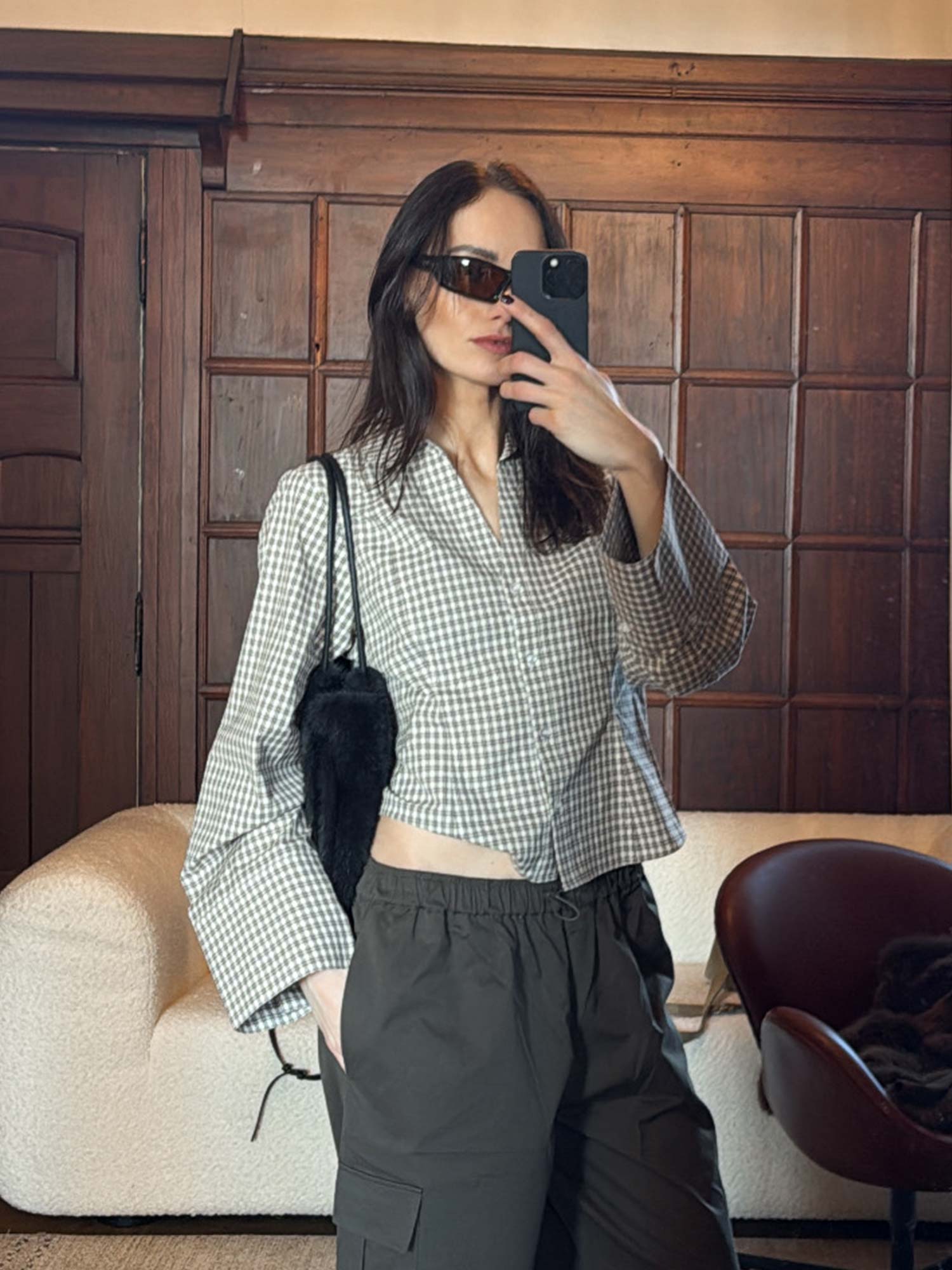 Enagnesta Shirt Ch - Neutral Check