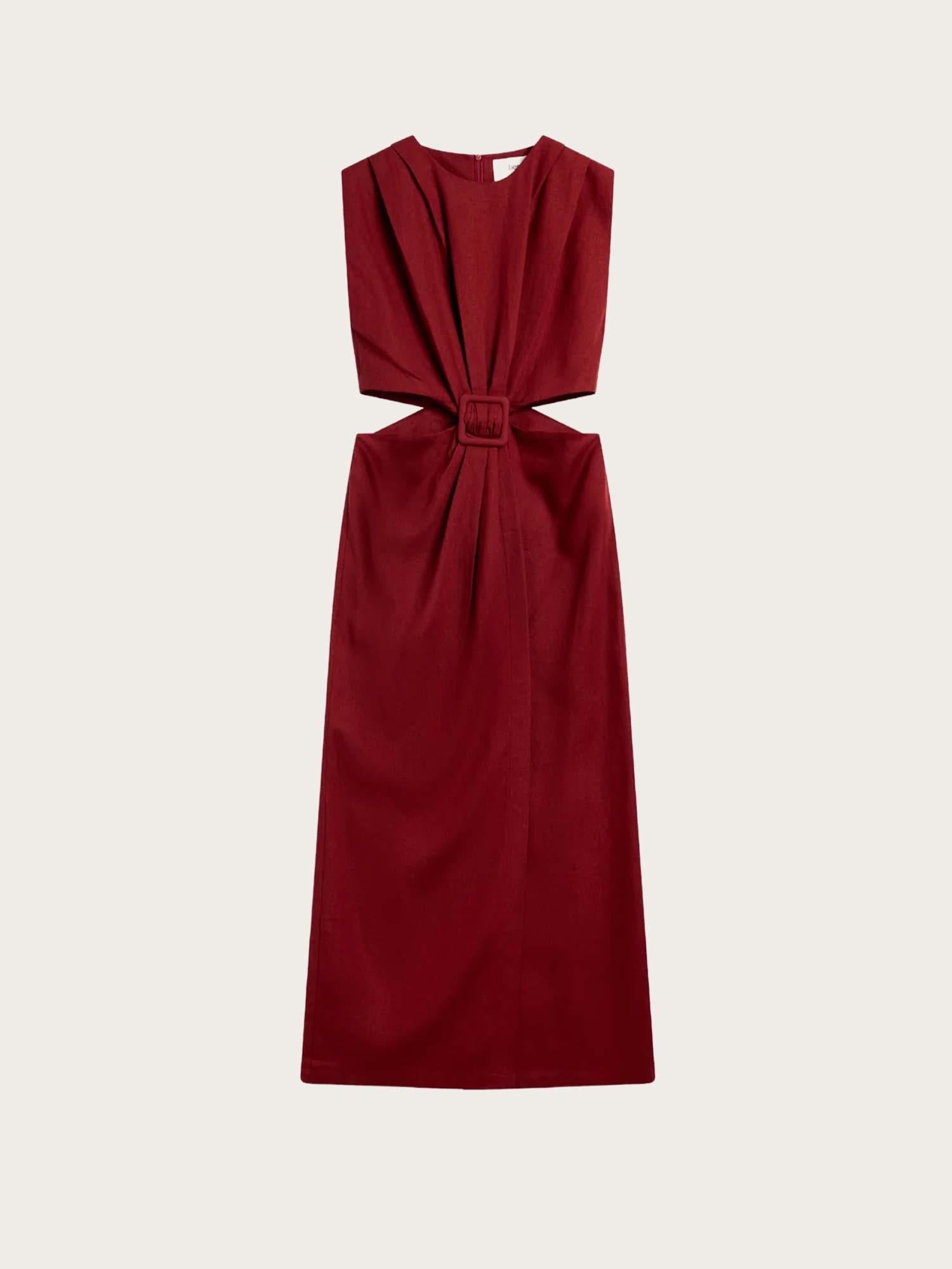 Riviera Dress - Rust Red