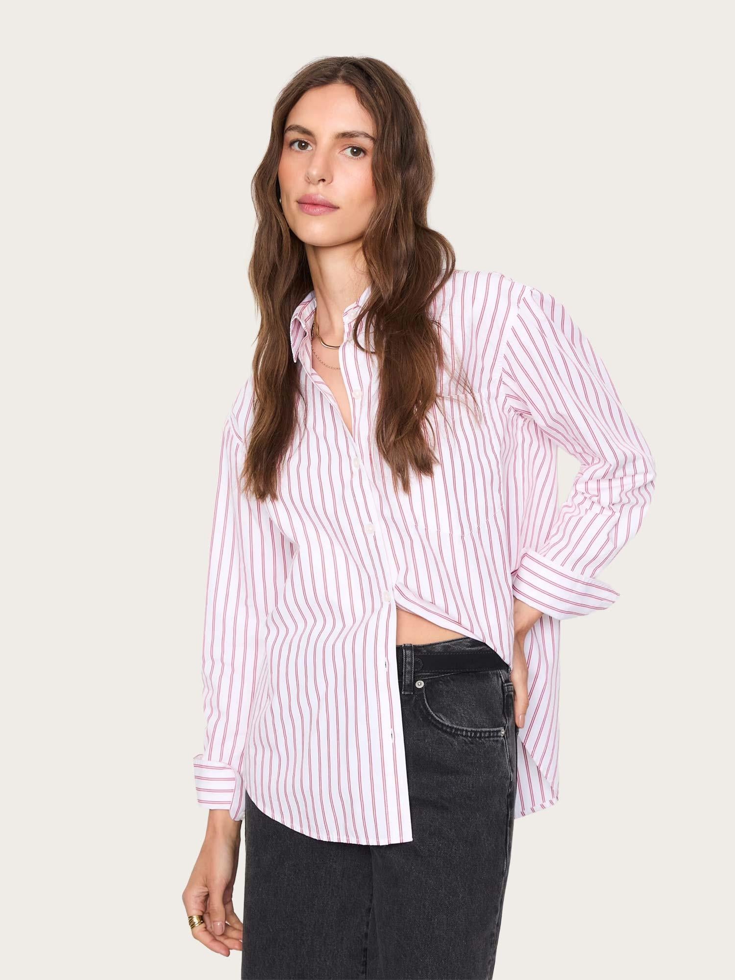 Bibi Stripe Shirt - Red Stripe