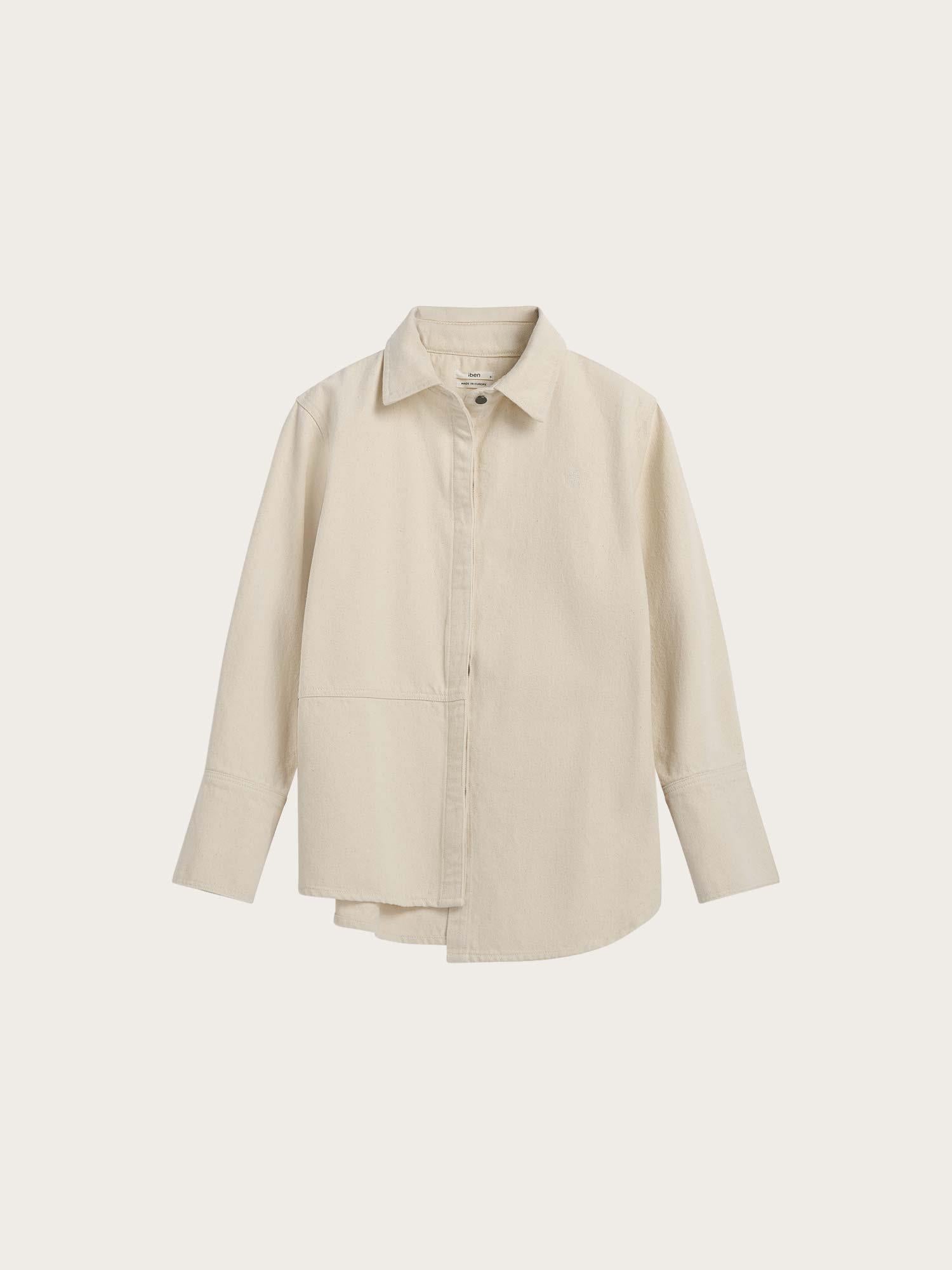 Reign Denim Overshirt - Ecru