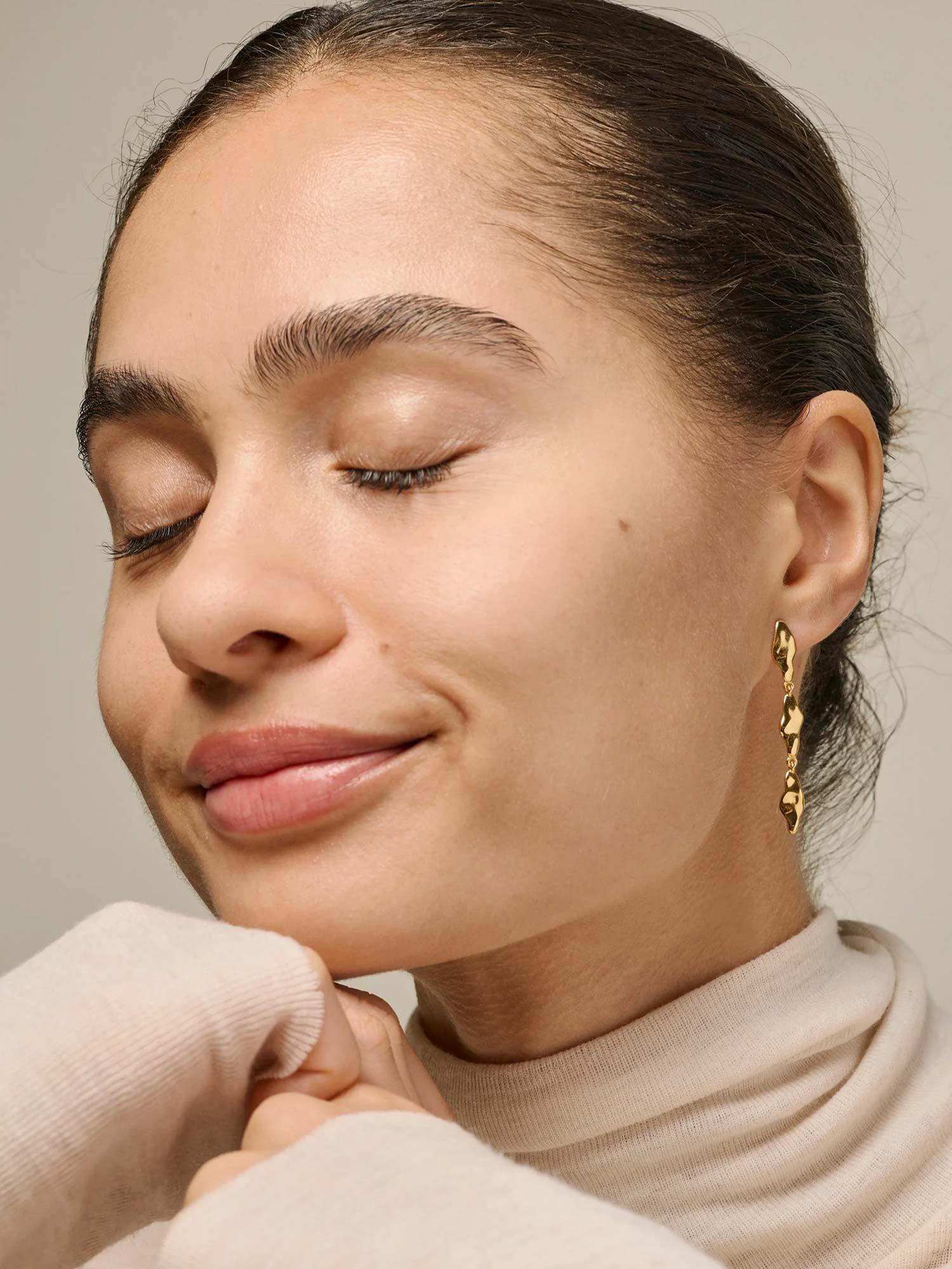 Earrings India Medium - Gold