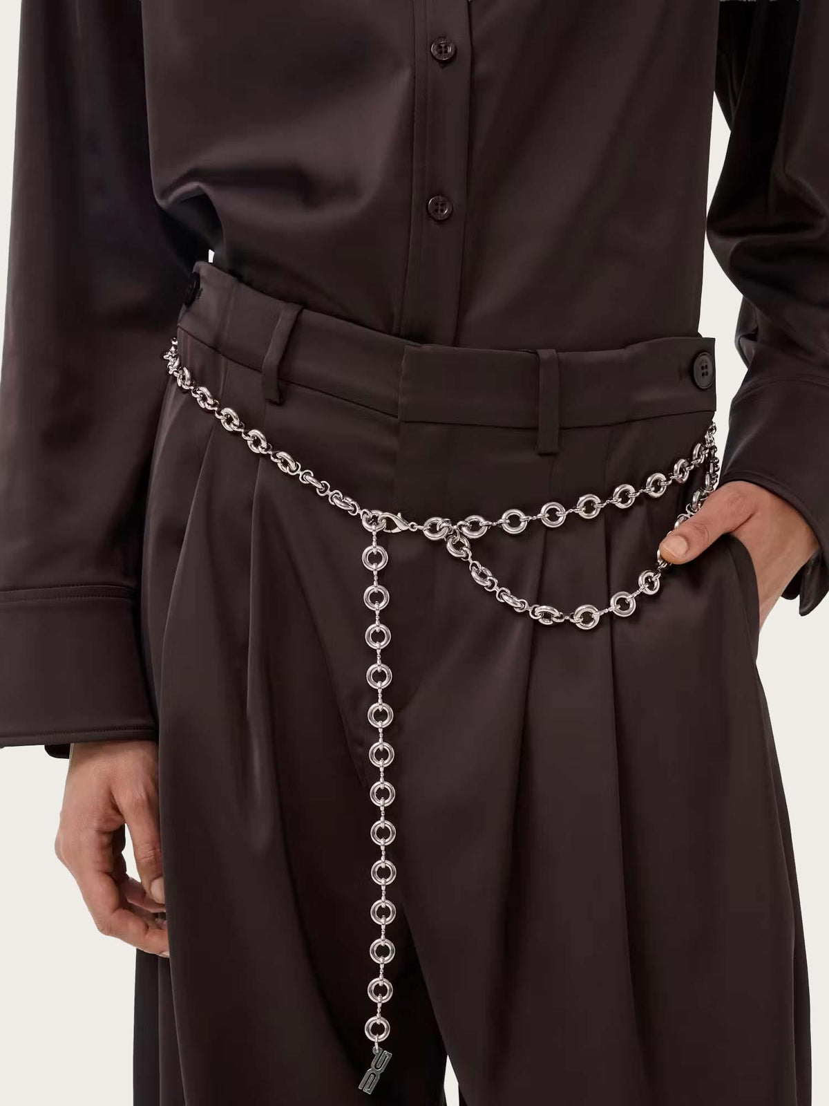 Rincka Chain Belt - Stainless Steel