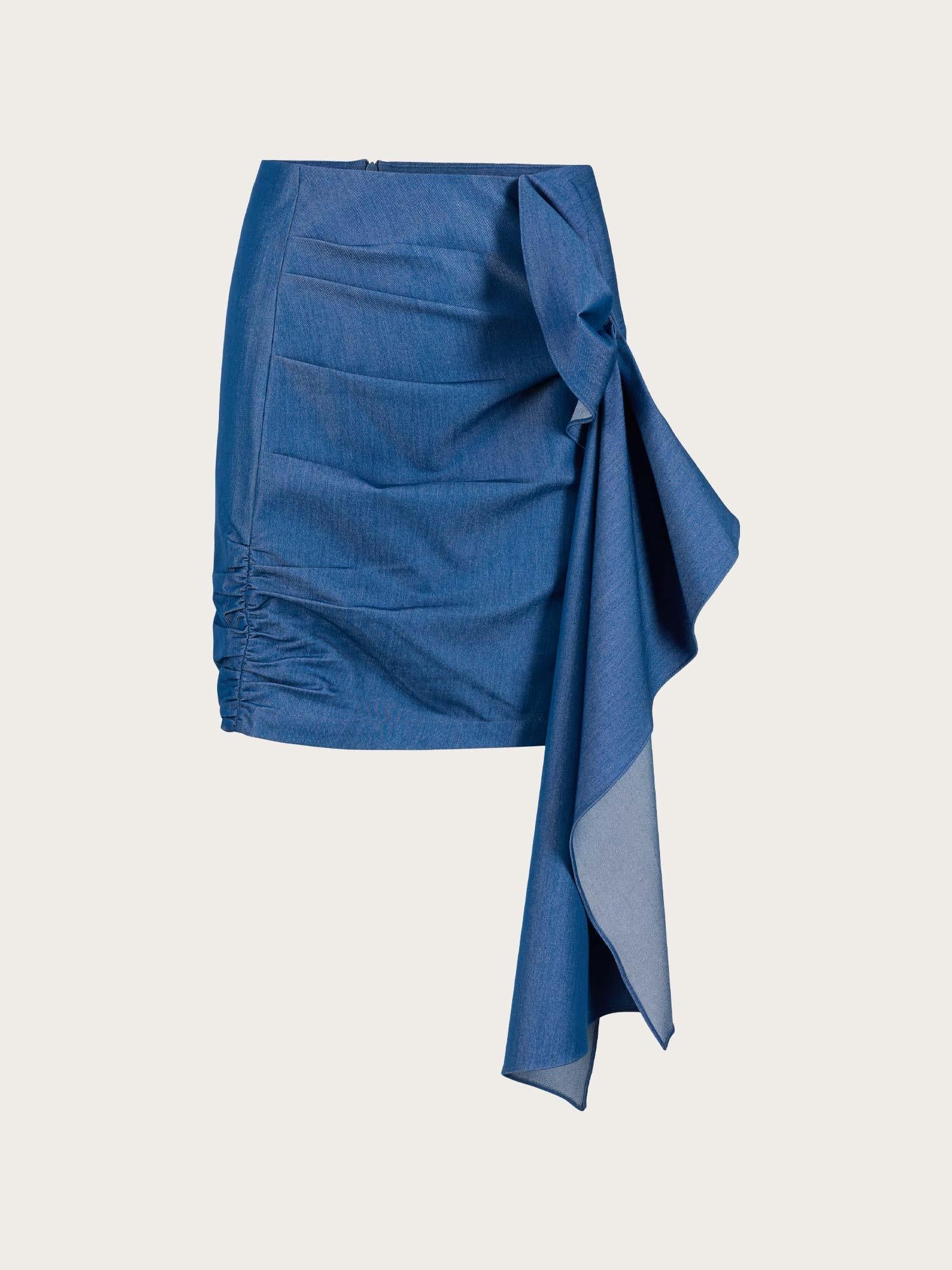 Air Chambray Skirt - Blue