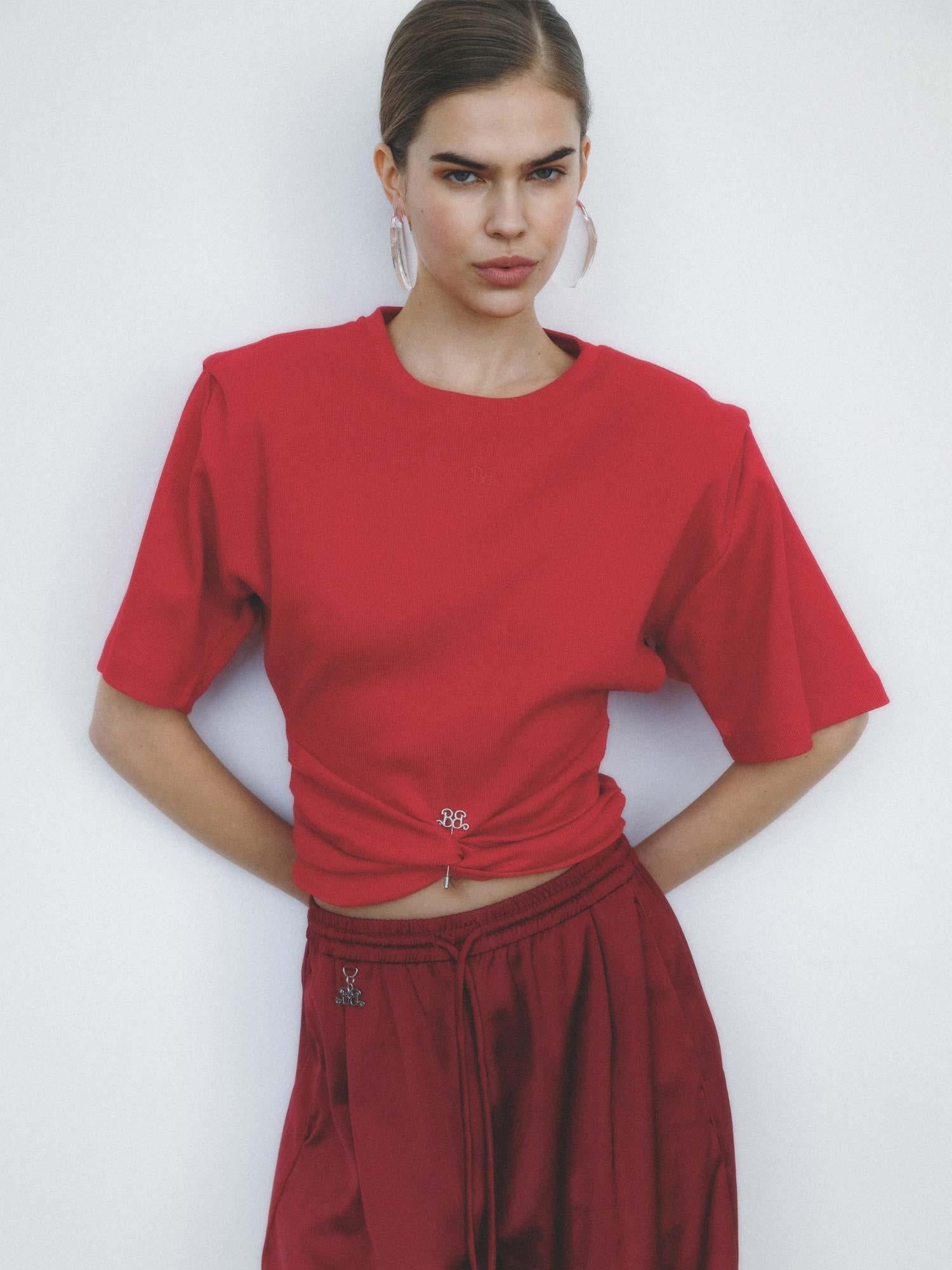 Barbie X Gestuz Skipper Tee - Barbados Cherry