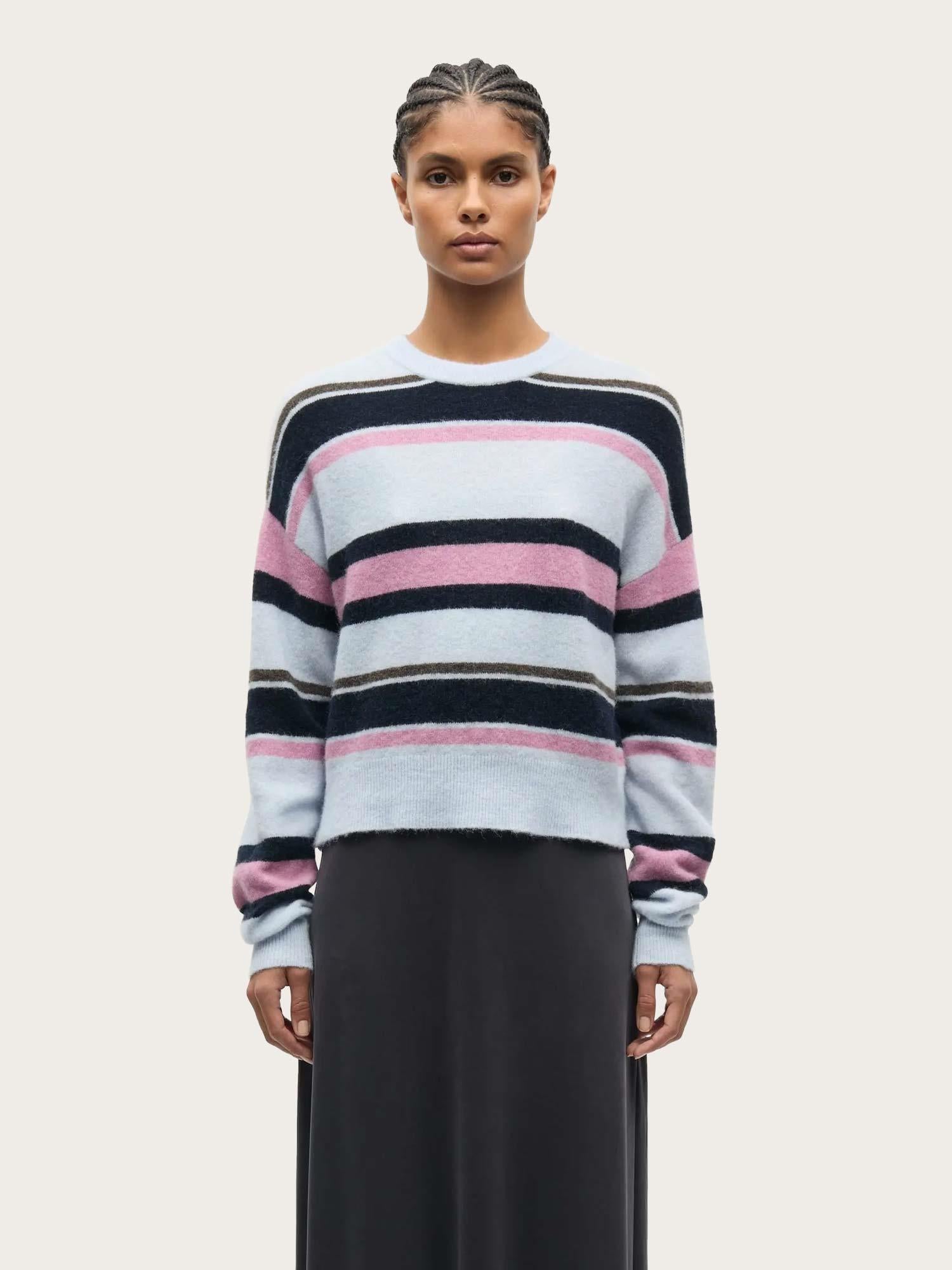 Sanoura Sweater - Grey Dawn Multi Stripe