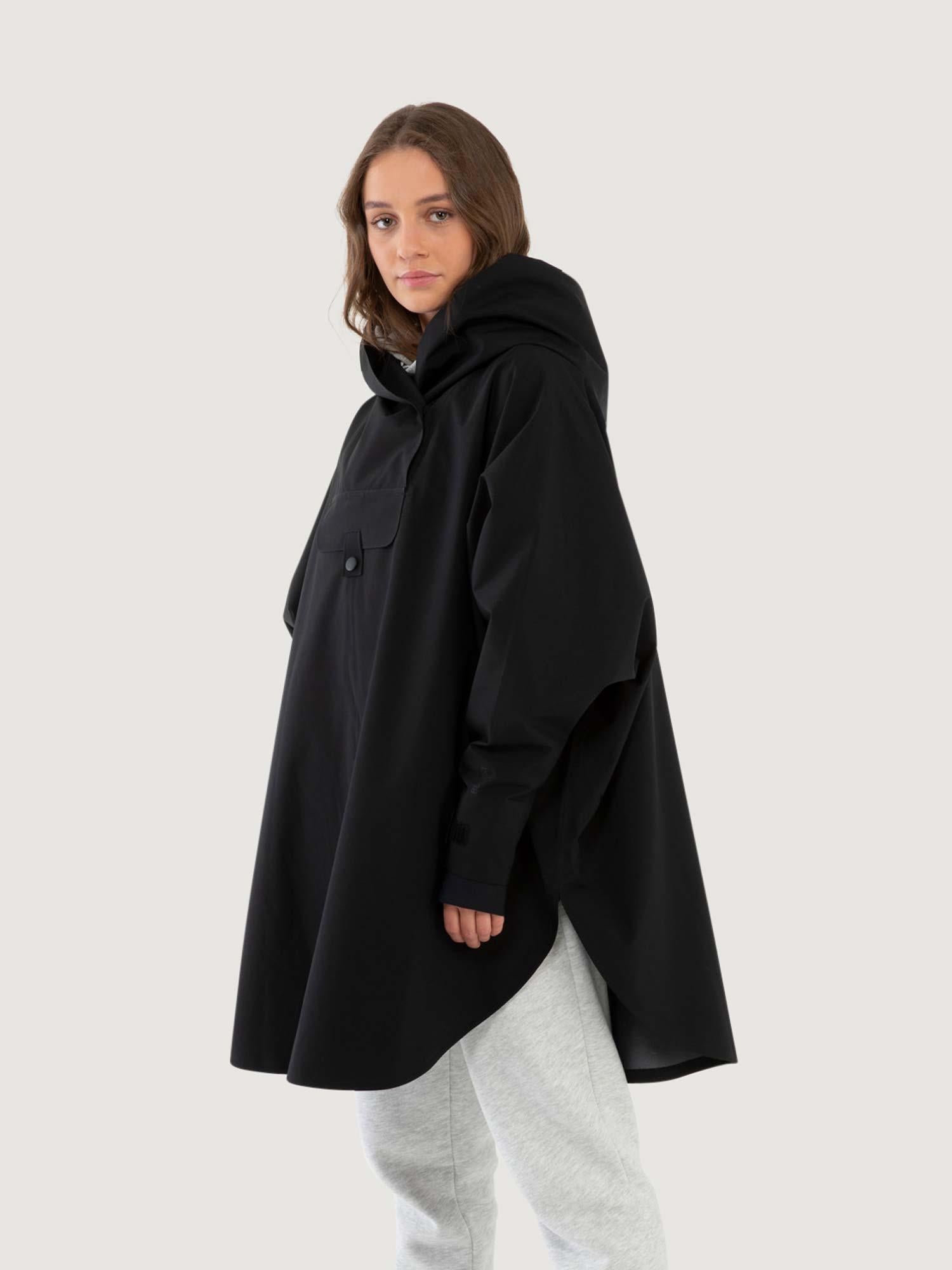 Bergen Poncho - Black