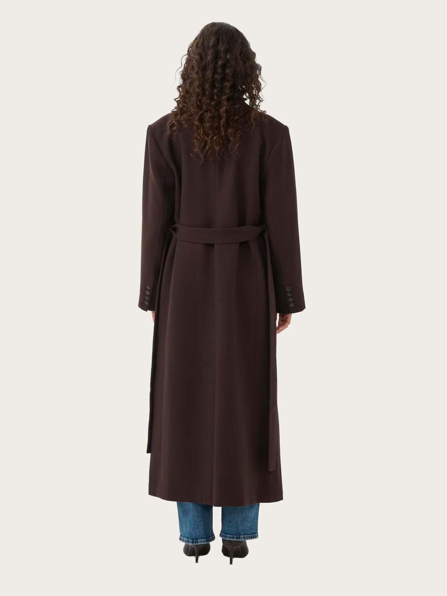 Venja Long Coat - Ganache