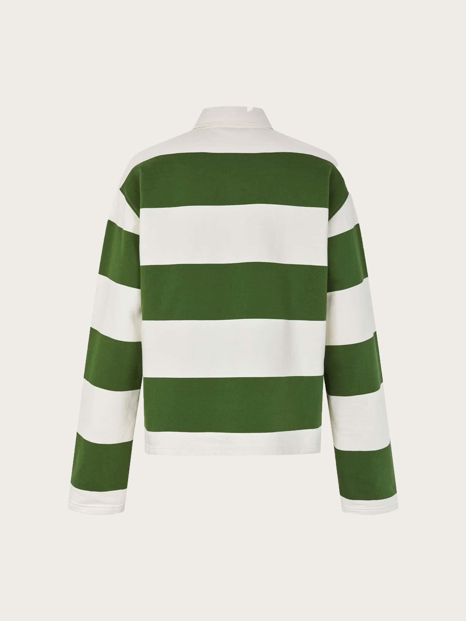 Entour ls Polo st - Chive Gardenia Stripe