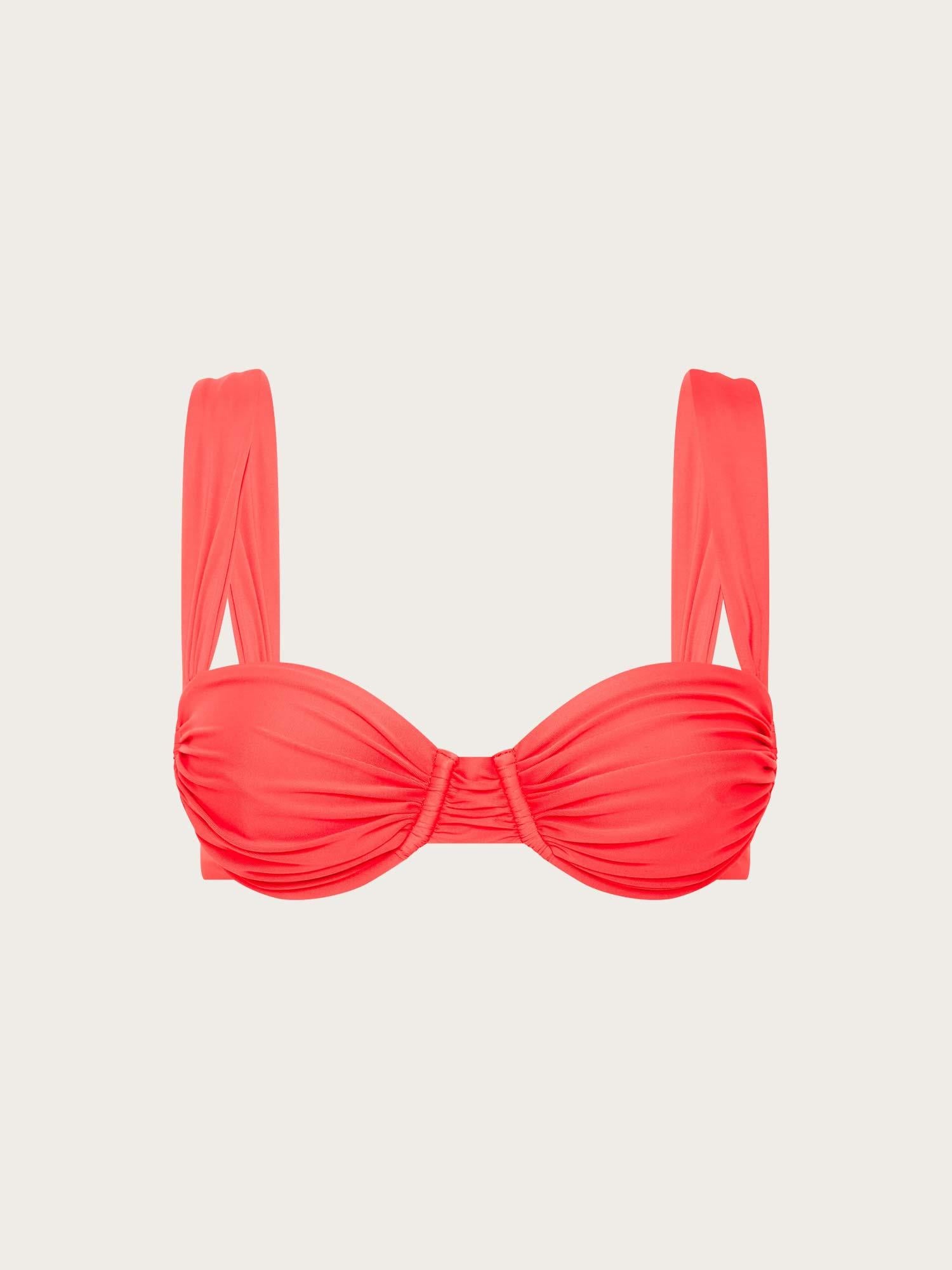 Sol Bikini Top - Vermillon