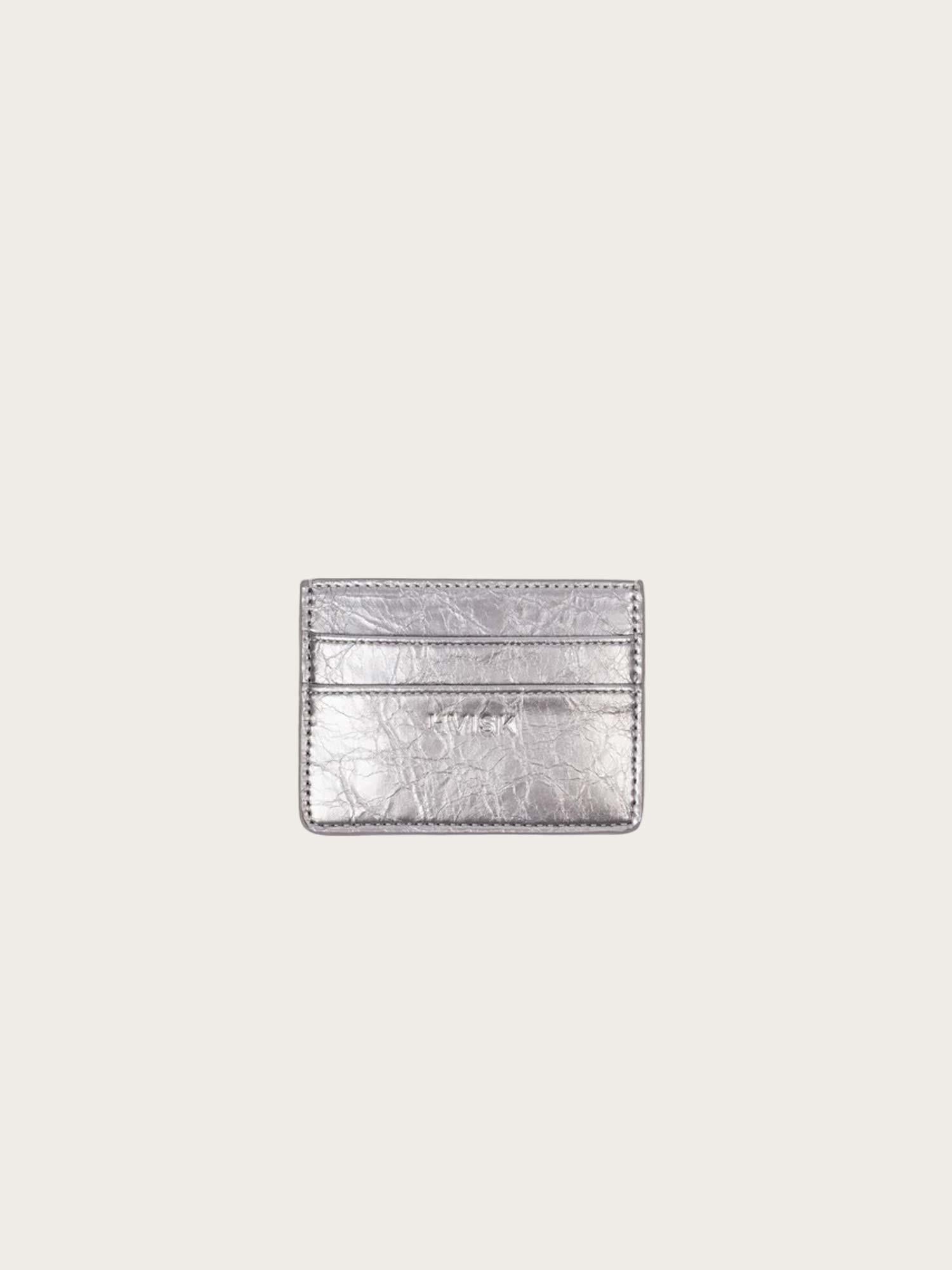 Cardholder Shiny Structure - Metallic Grey