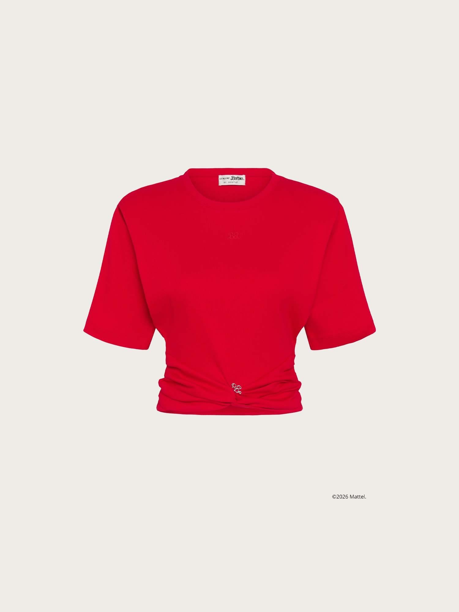 Barbie X Gestuz Skipper Tee - Barbados Cherry