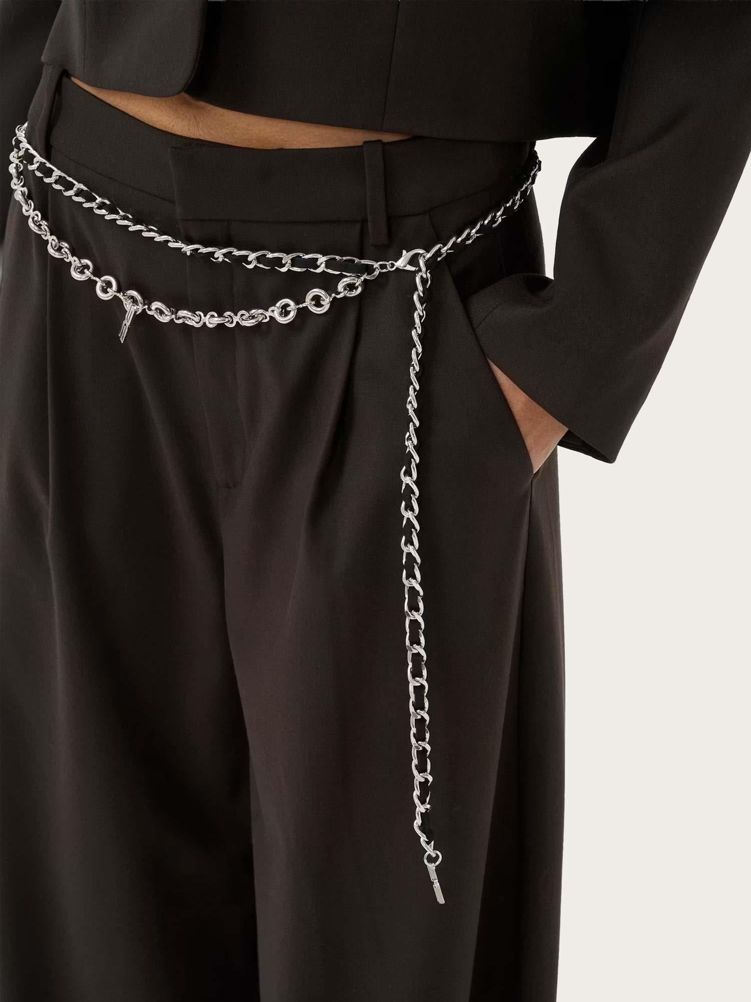 Zinnia Chain Belt - Silver