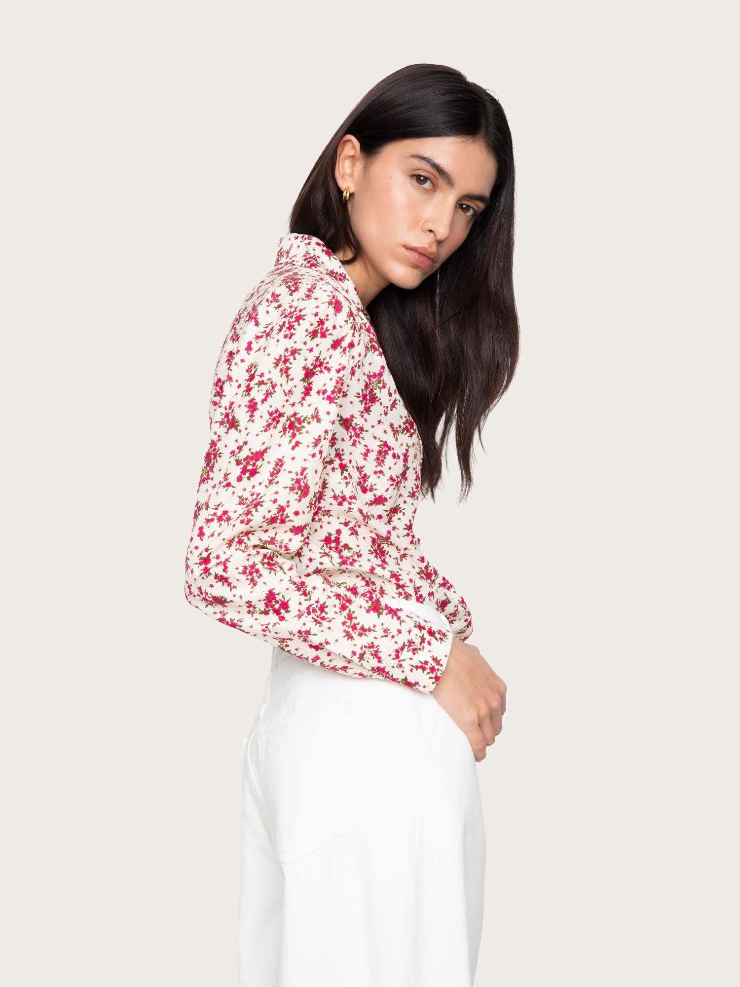 Lu Lu Blouse - Berry Print