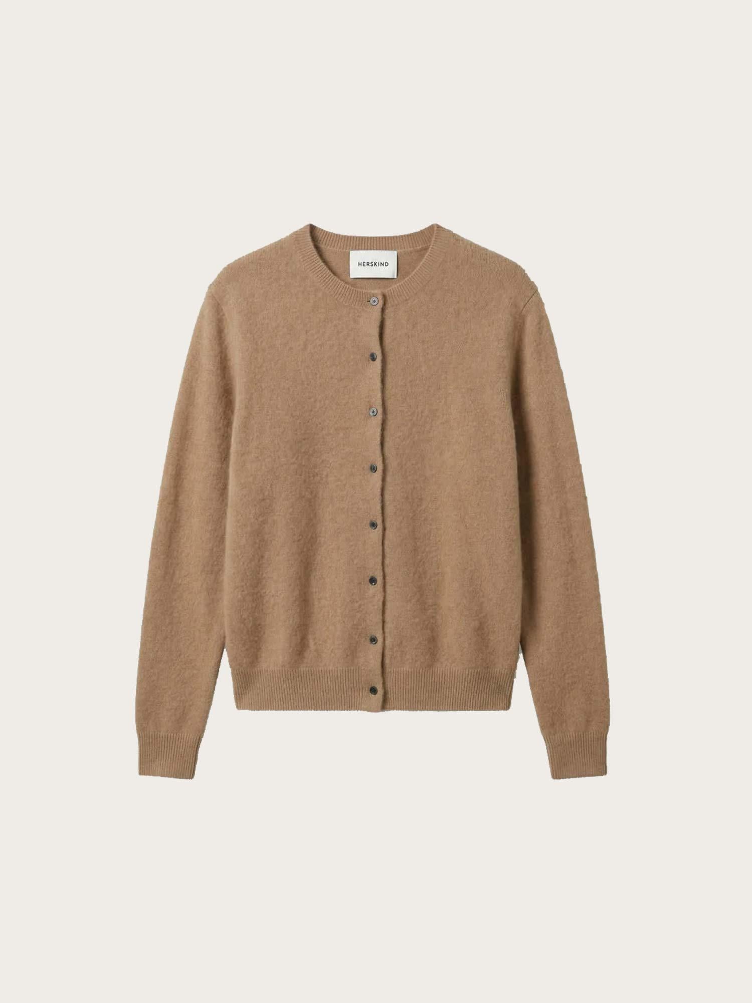 Roselle Knit Cardigan - Croissant