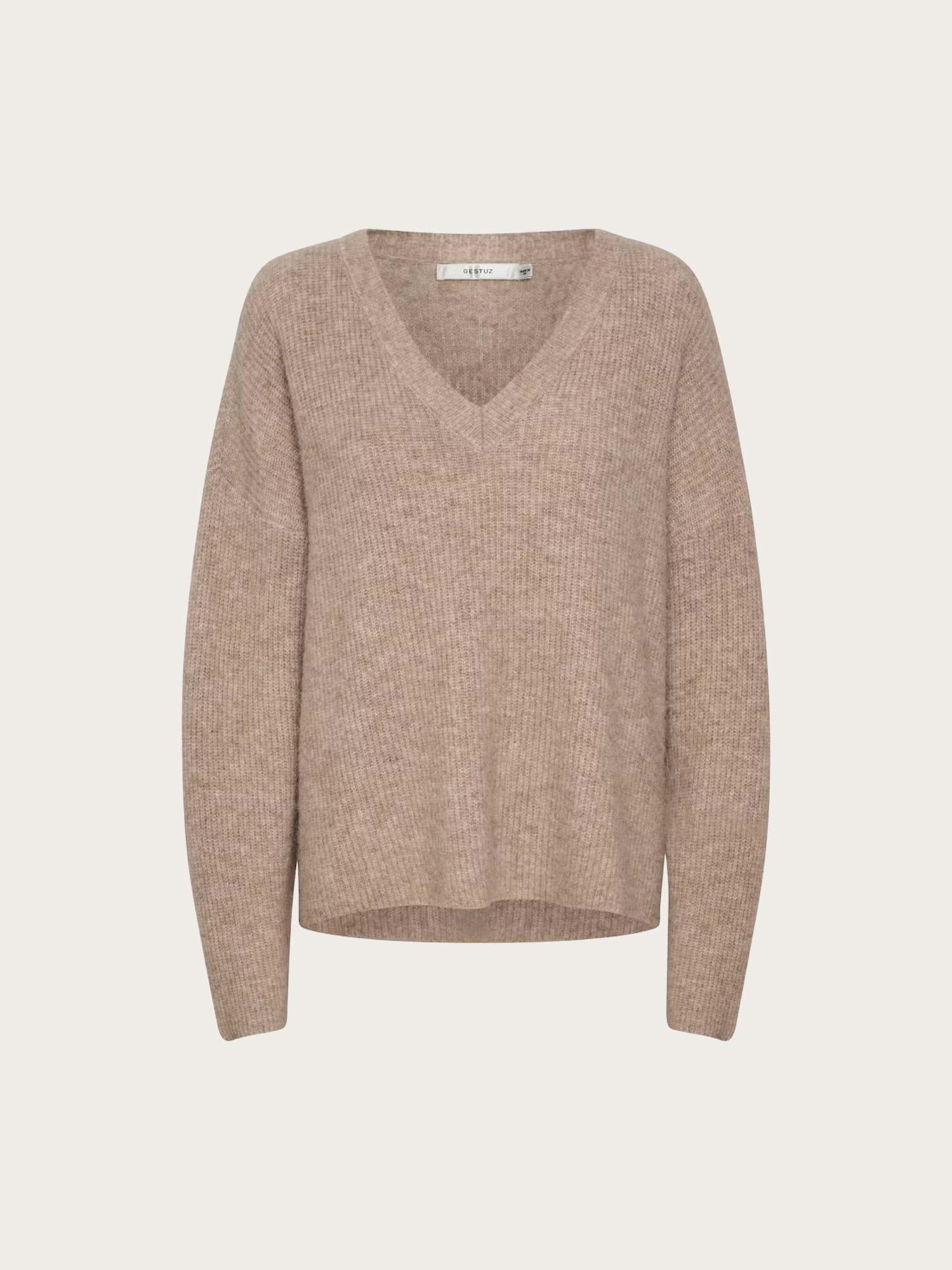 Alpha V-Neck - Warm Sand Melange