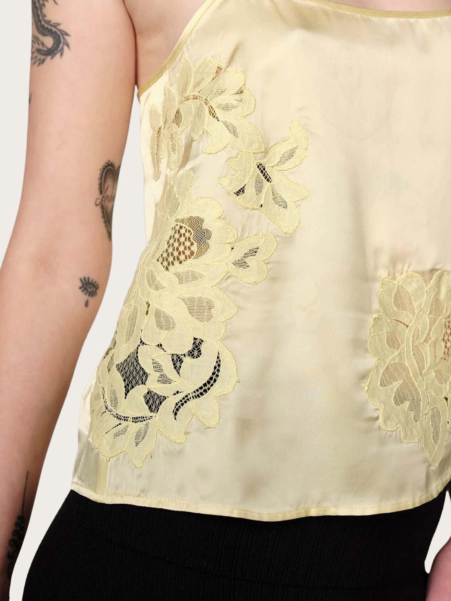 Frida Top - Pale Lime