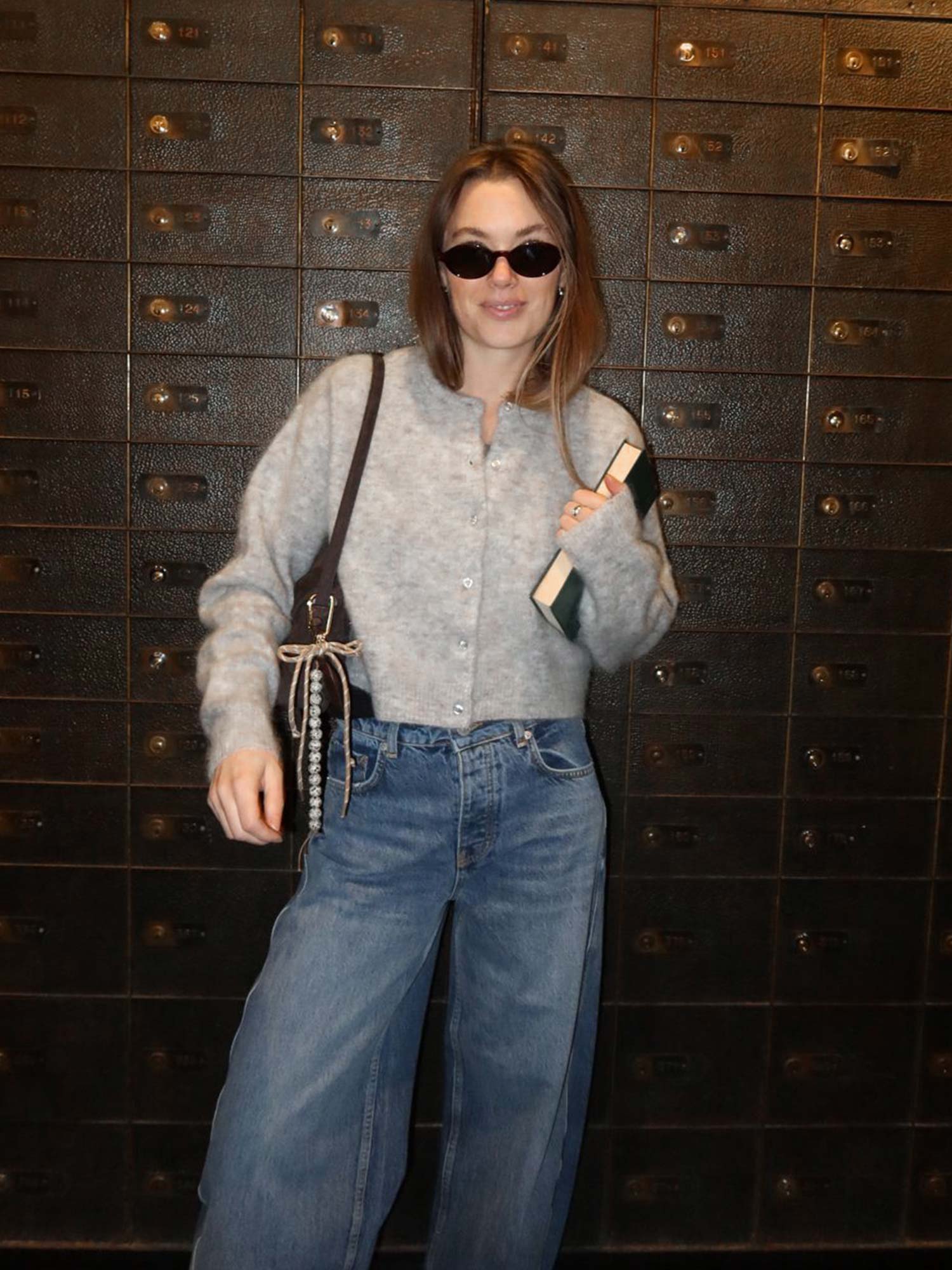 Debbie Cardigan - Light Grey Melange